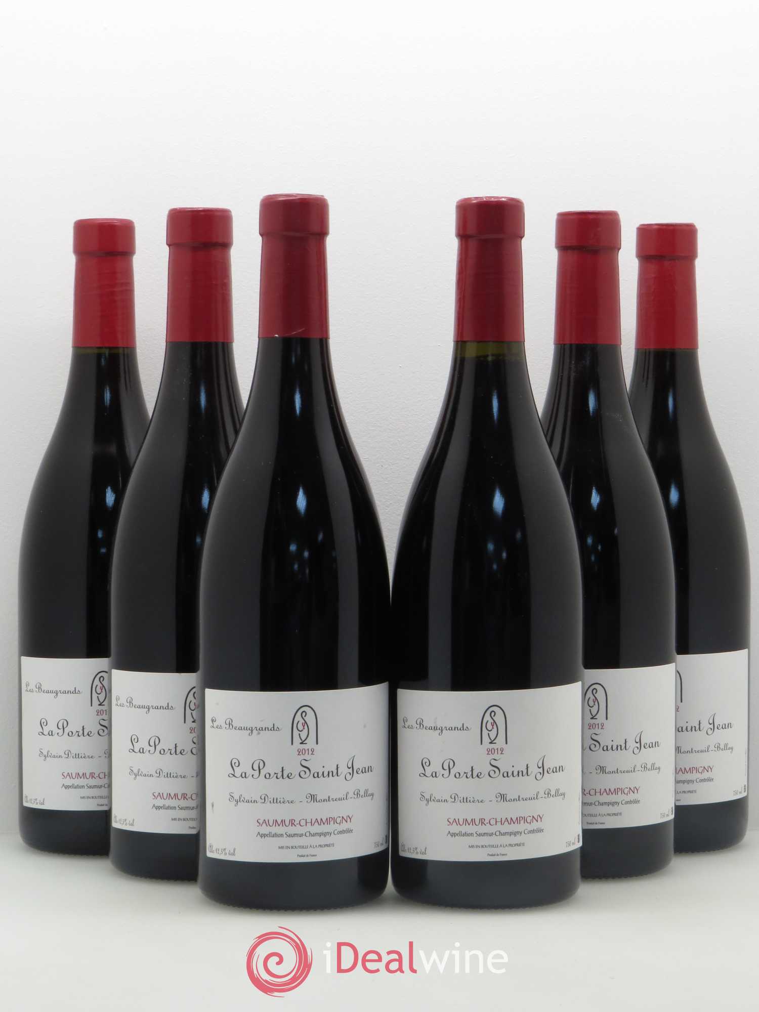 Saumur-Champigny La Porte Saint Jean Les Beaugrands 2012 - Lot de 6 bouteilles - 0