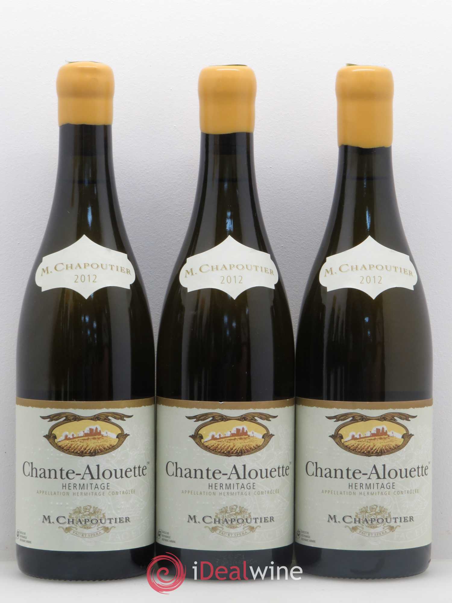 Hermitage Chante Alouette Chapoutier 2012 - Lot de 6 bouteilles - 1