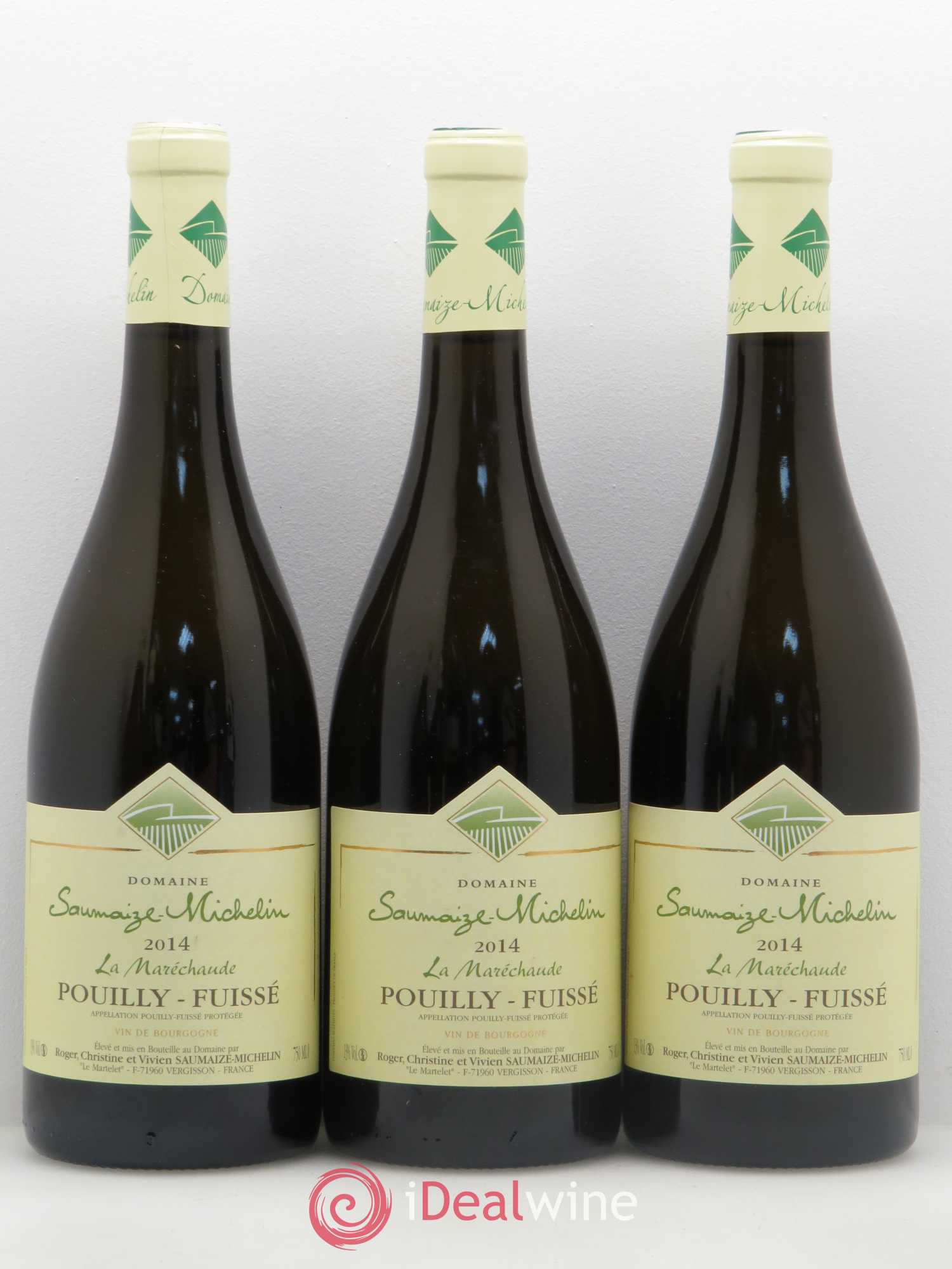 Pouilly-Fuissé La Maréchaude - Domaine Saumaize-Michelin 2014 - Posten von 5 Flaschen - 1