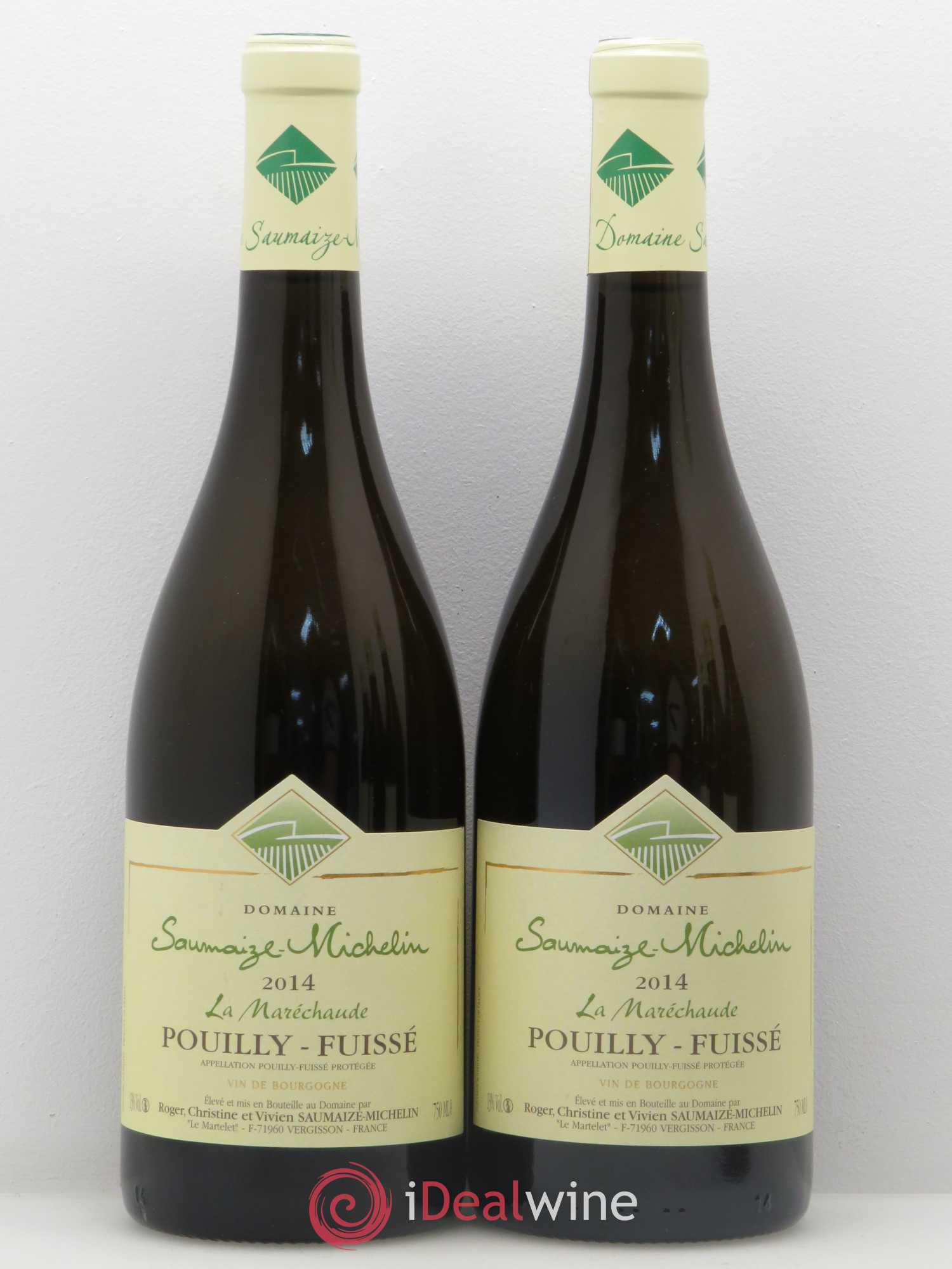 Pouilly-Fuissé La Maréchaude - Domaine Saumaize-Michelin 2014 - Posten von 5 Flaschen - 2