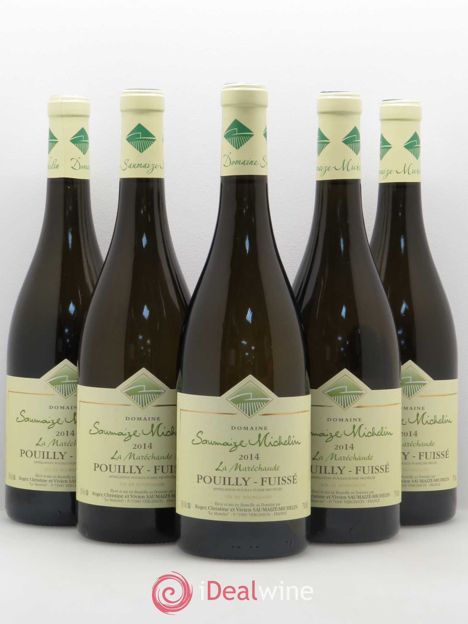 Pouilly-Fuissé La Maréchaude - Domaine Saumaize-Michelin 2014 - Posten von 5 Flaschen - 0