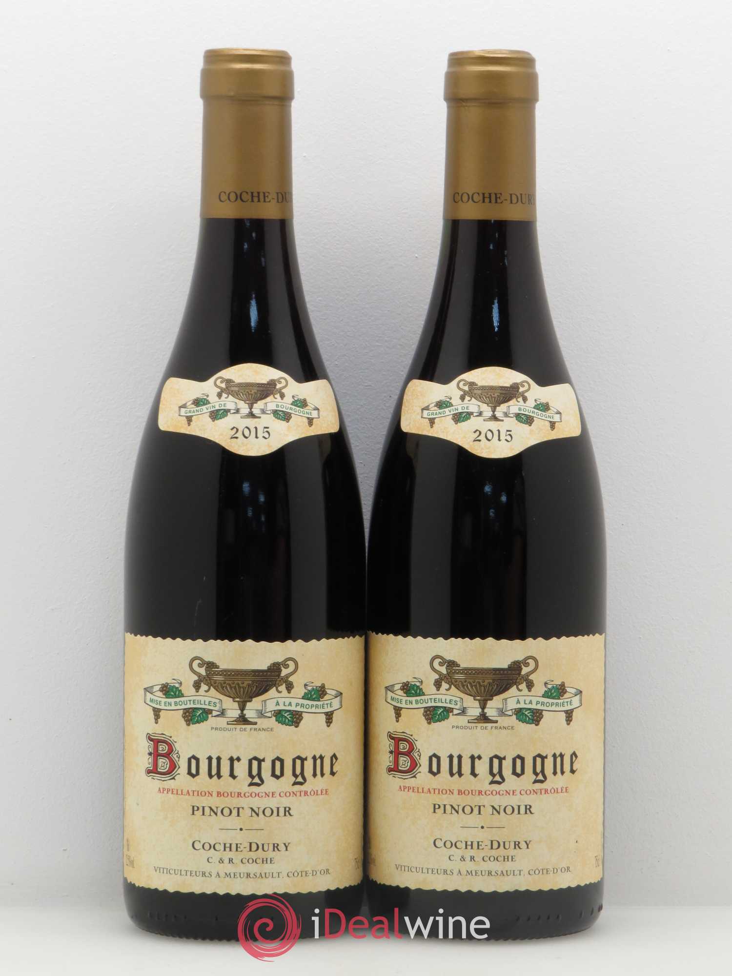 Bourgogne Coche Dury (Domaine) Pinot noir 2015 - Lot de 2 bouteilles - 0