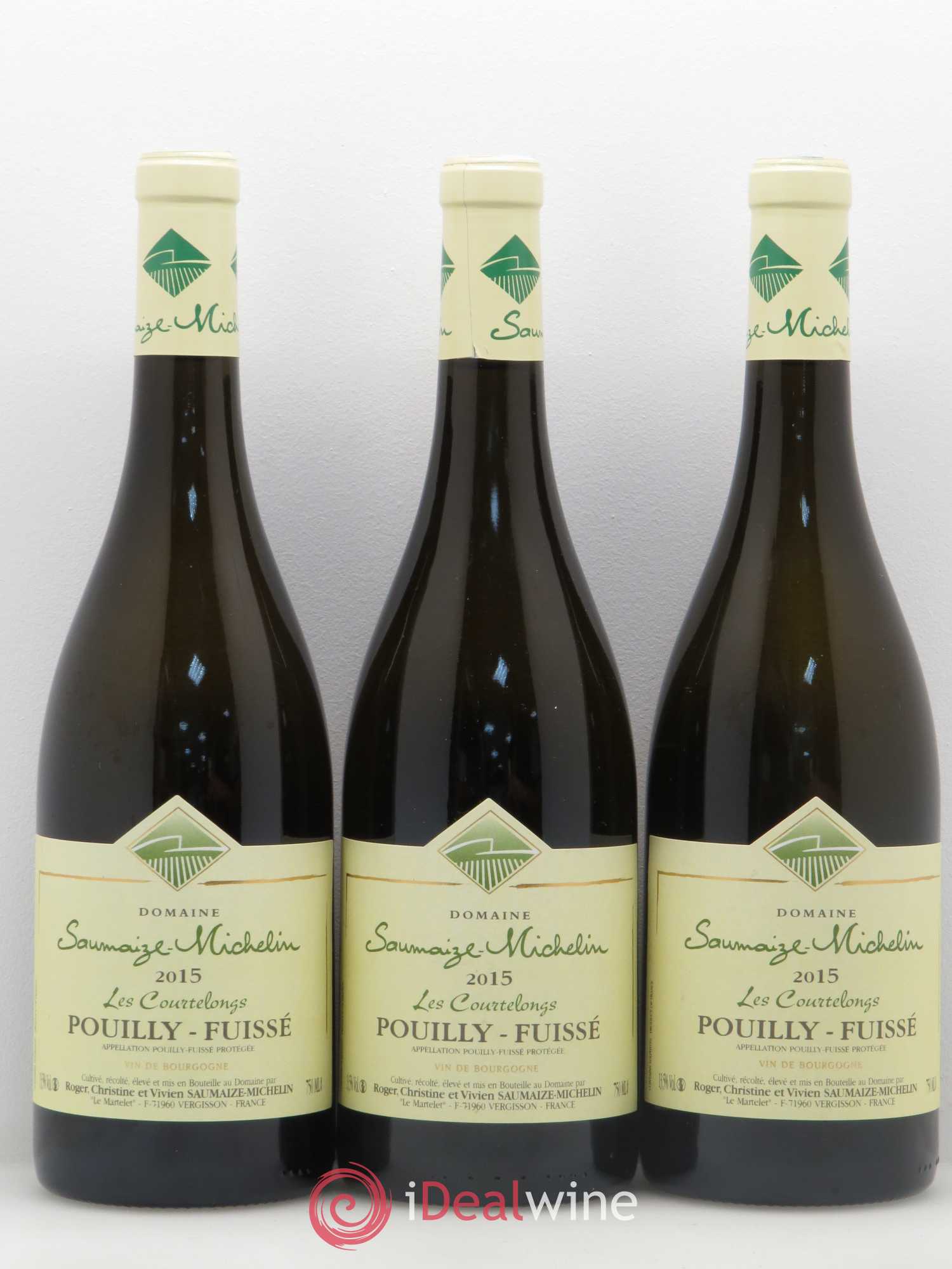 Pouilly-Fuissé Les Courtelongs Domaine Saumaize-Michelin 2015 - Posten von 6 Flaschen - 2