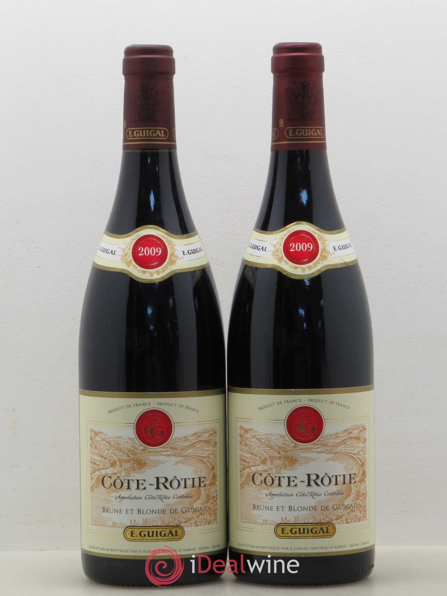 Côte-Rôtie Côtes Brune et Blonde Guigal 2009 - Lot de 2 bouteilles - 0