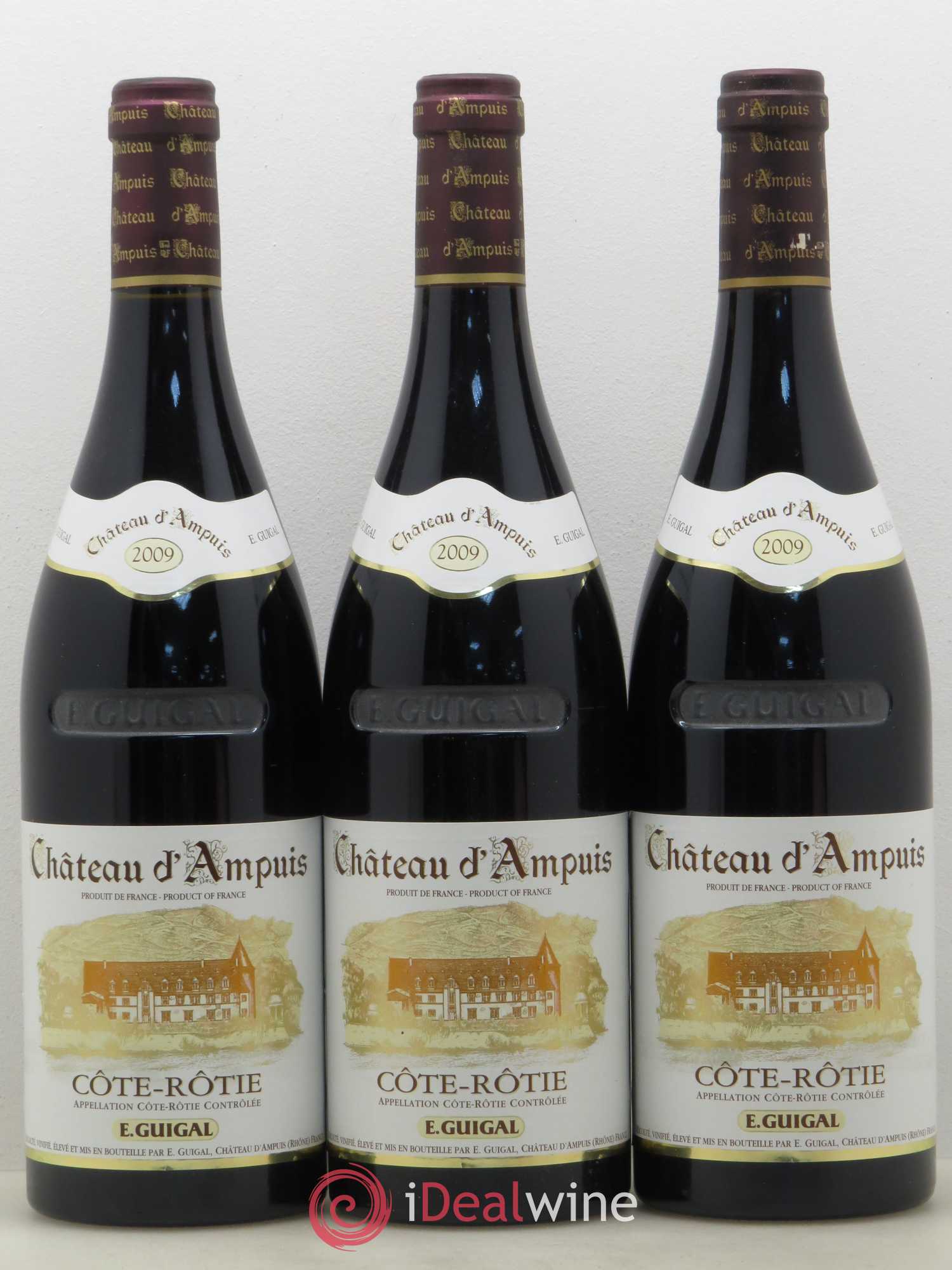 Côte-Rôtie Château d'Ampuis Guigal 2009 - Lot de 3 bouteilles - 0