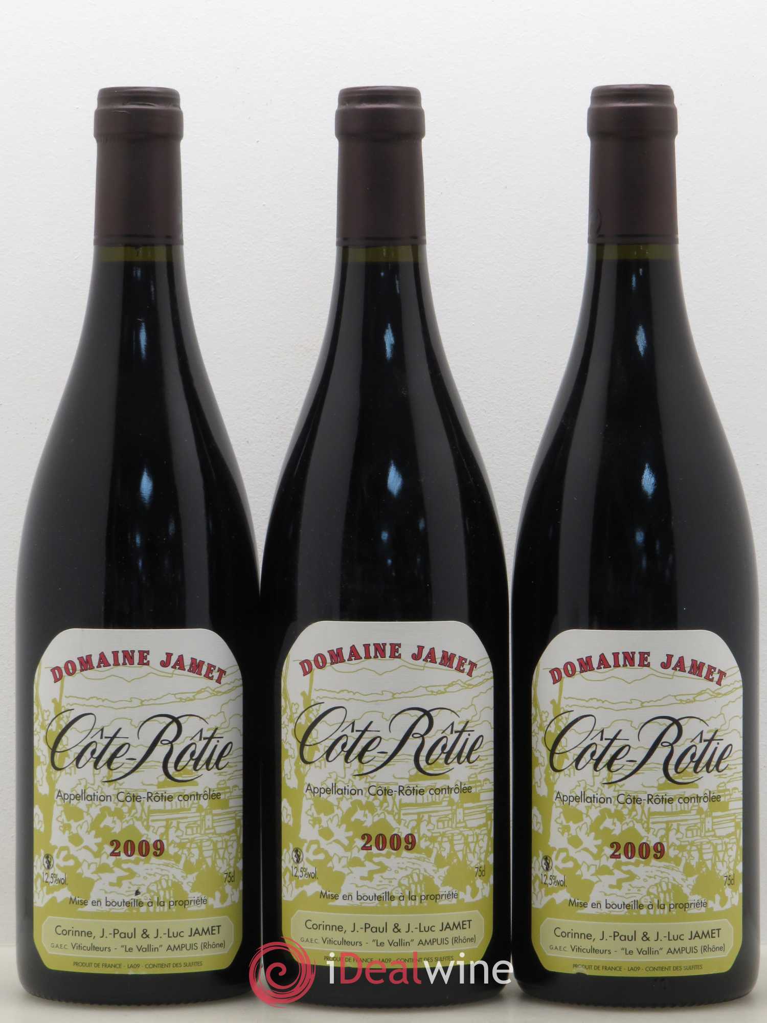 Côte-Rôtie Jamet (Domaine) 2009 - Lot de 3 bouteilles - 0