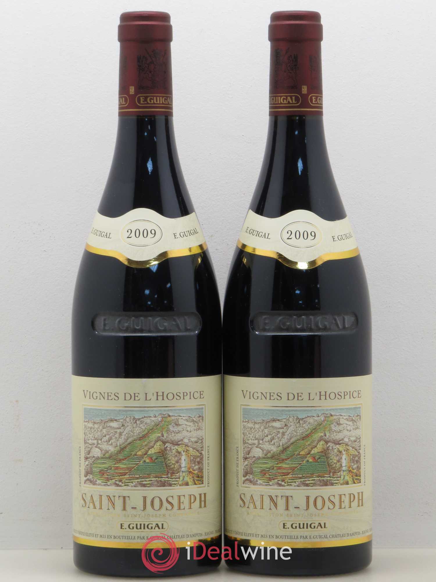 Saint-Joseph Vignes de l'Hospice Guigal 2009 - Lot de 2 bouteilles - 0