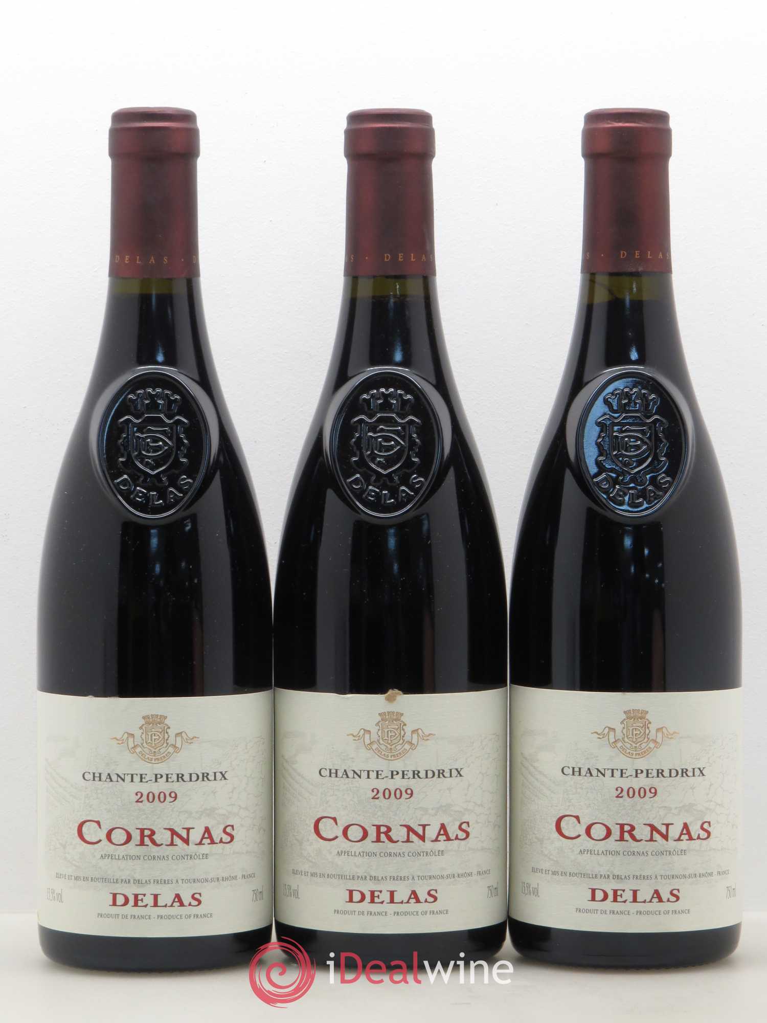 Cornas Chante-Perdrix Delas Frères 2009 - Lot de 3 bouteilles - 0
