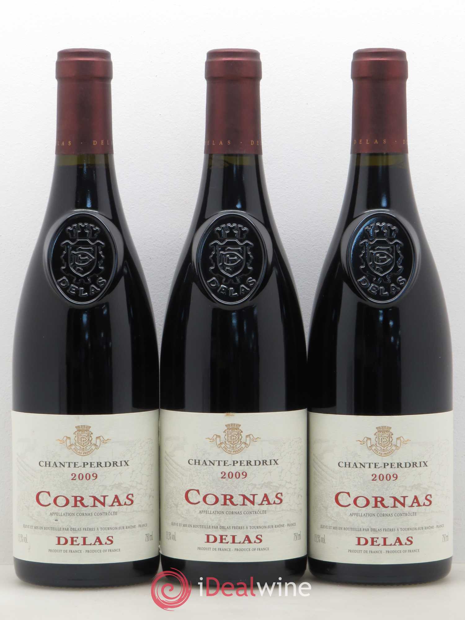 Cornas Chante-Perdrix Delas Frères 2009 - Lot de 3 bouteilles - 0