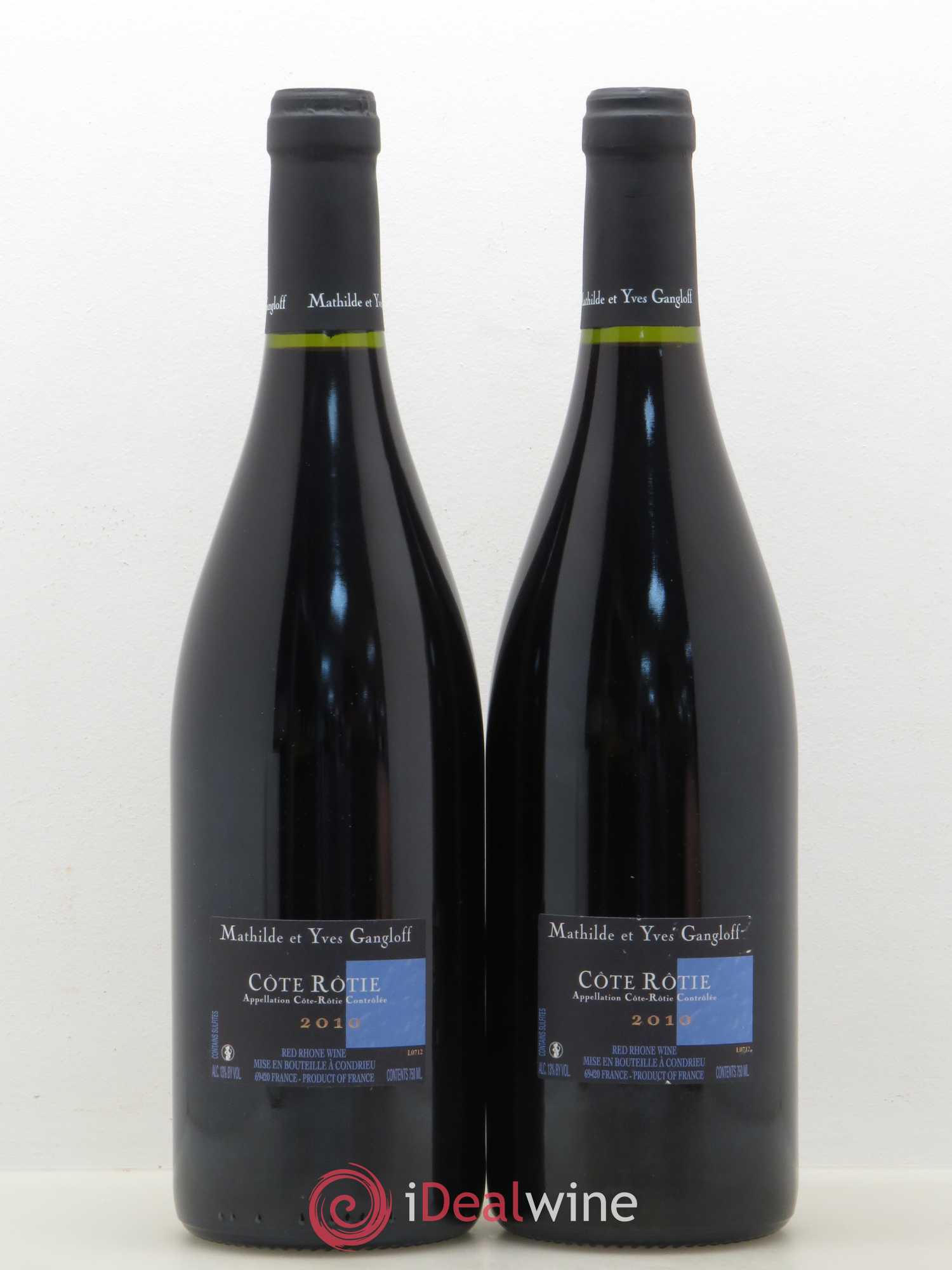 Côte-Rôtie La Barbarine Gangloff (Domaine) 2010 - Lot de 2 bouteilles - 1
