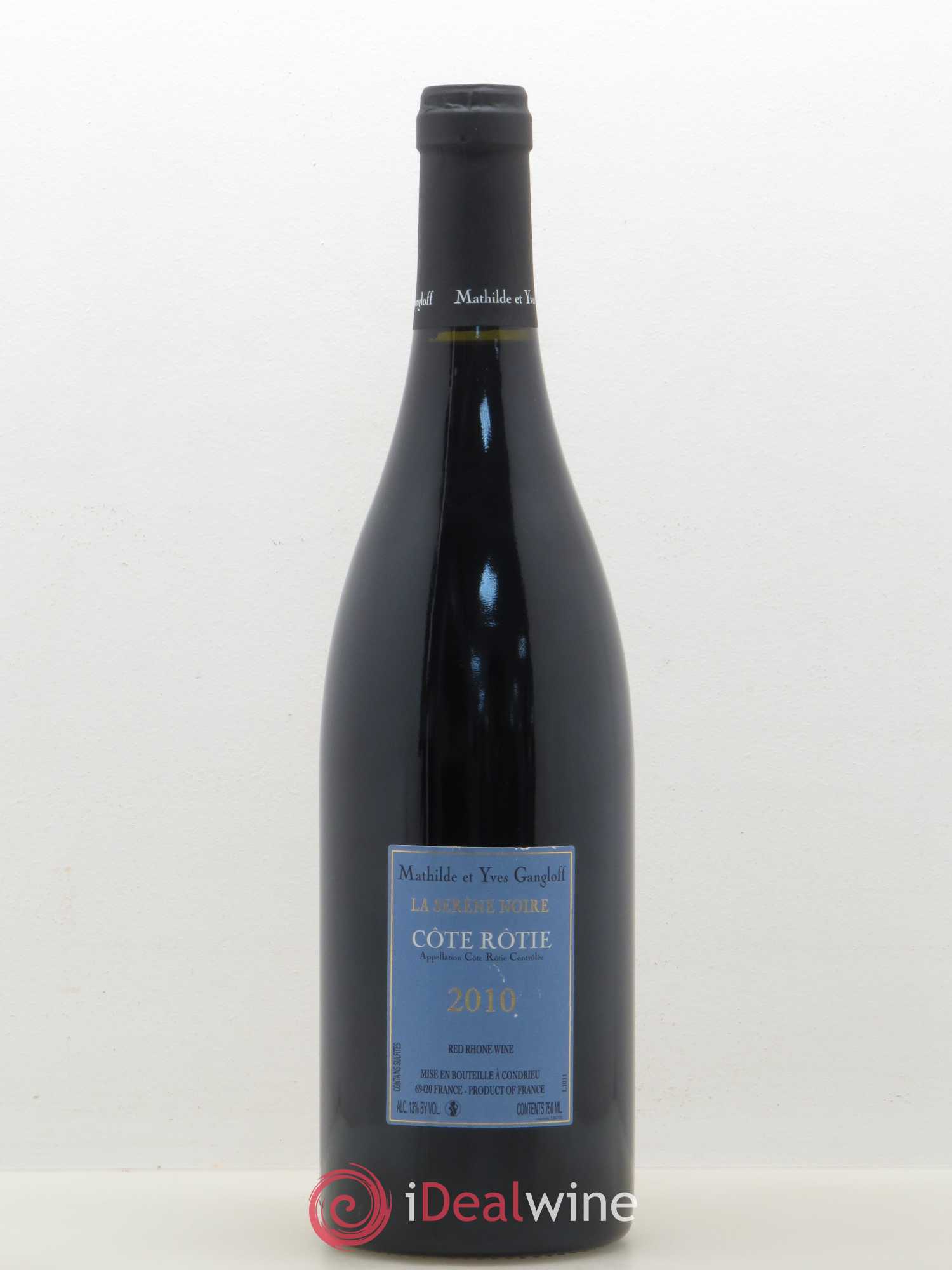 Côte-Rôtie La Sereine Noire Gangloff (Domaine) 2010 - Lot de 1 bouteille - 1