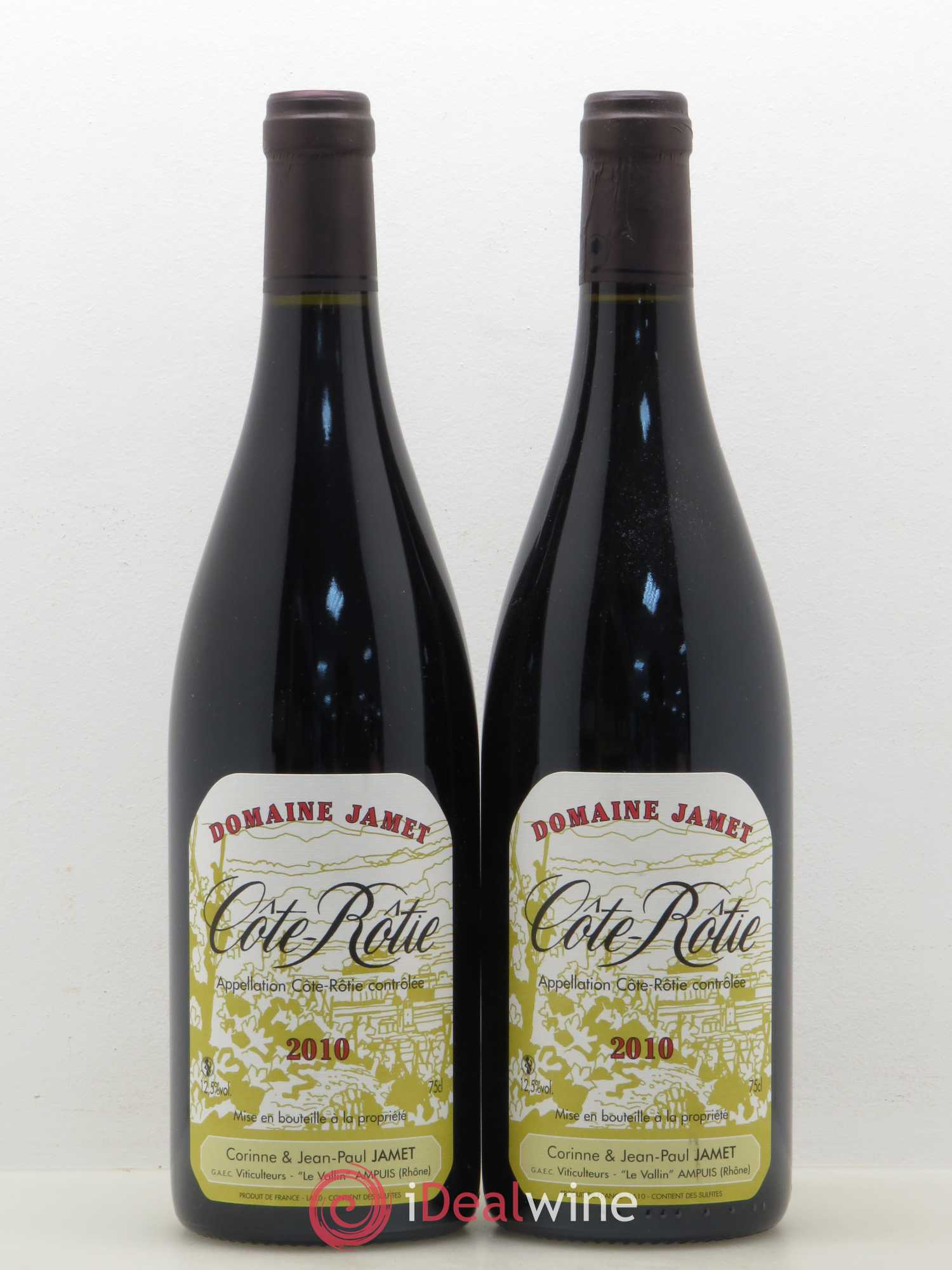 Côte-Rôtie Jamet (Domaine) 2010 - Lot de 2 bouteilles - 0