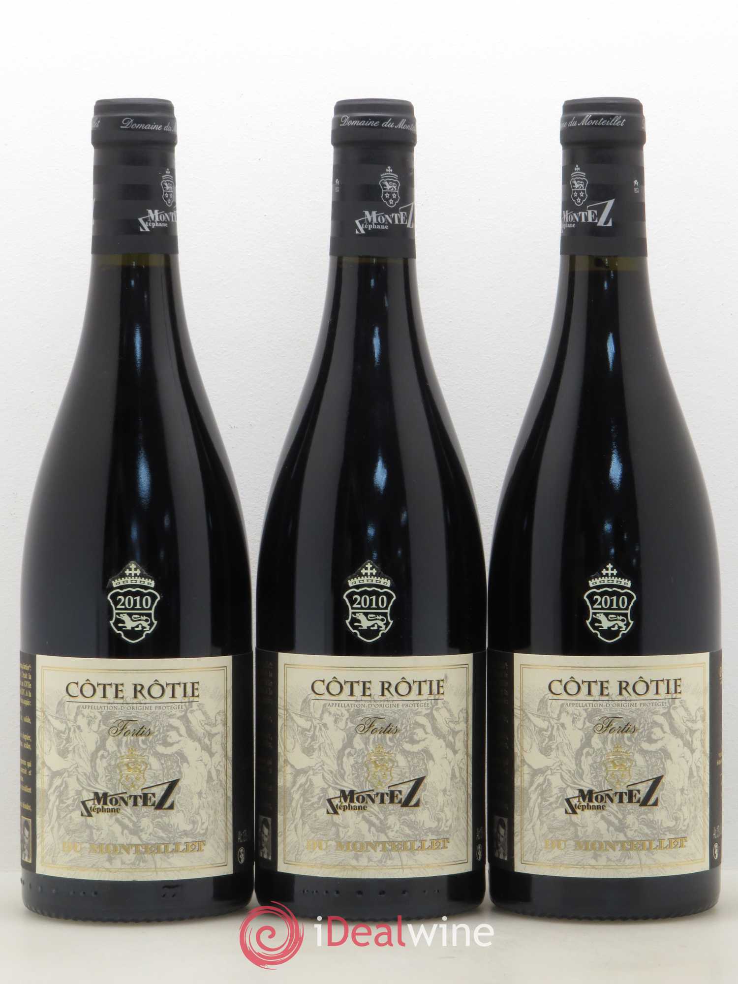 Côte-Rôtie Fortis Monteillet (Domaine du) - Stéphane Montez 2010 - Lot de 3 bouteilles - 0