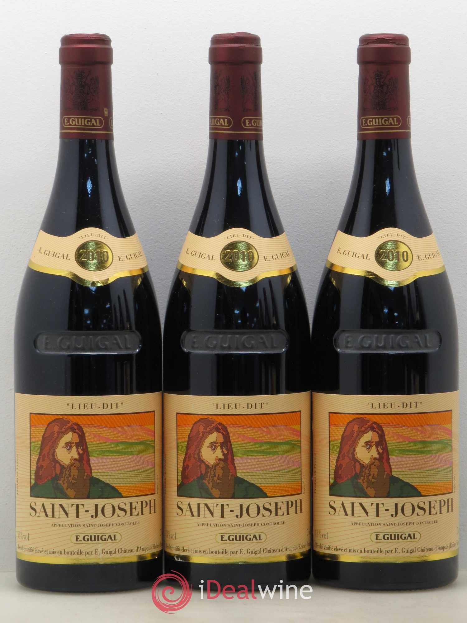 Saint-Joseph Lieu-dit Saint-Joseph Guigal 2010 - Lot de 6 bouteilles - 1