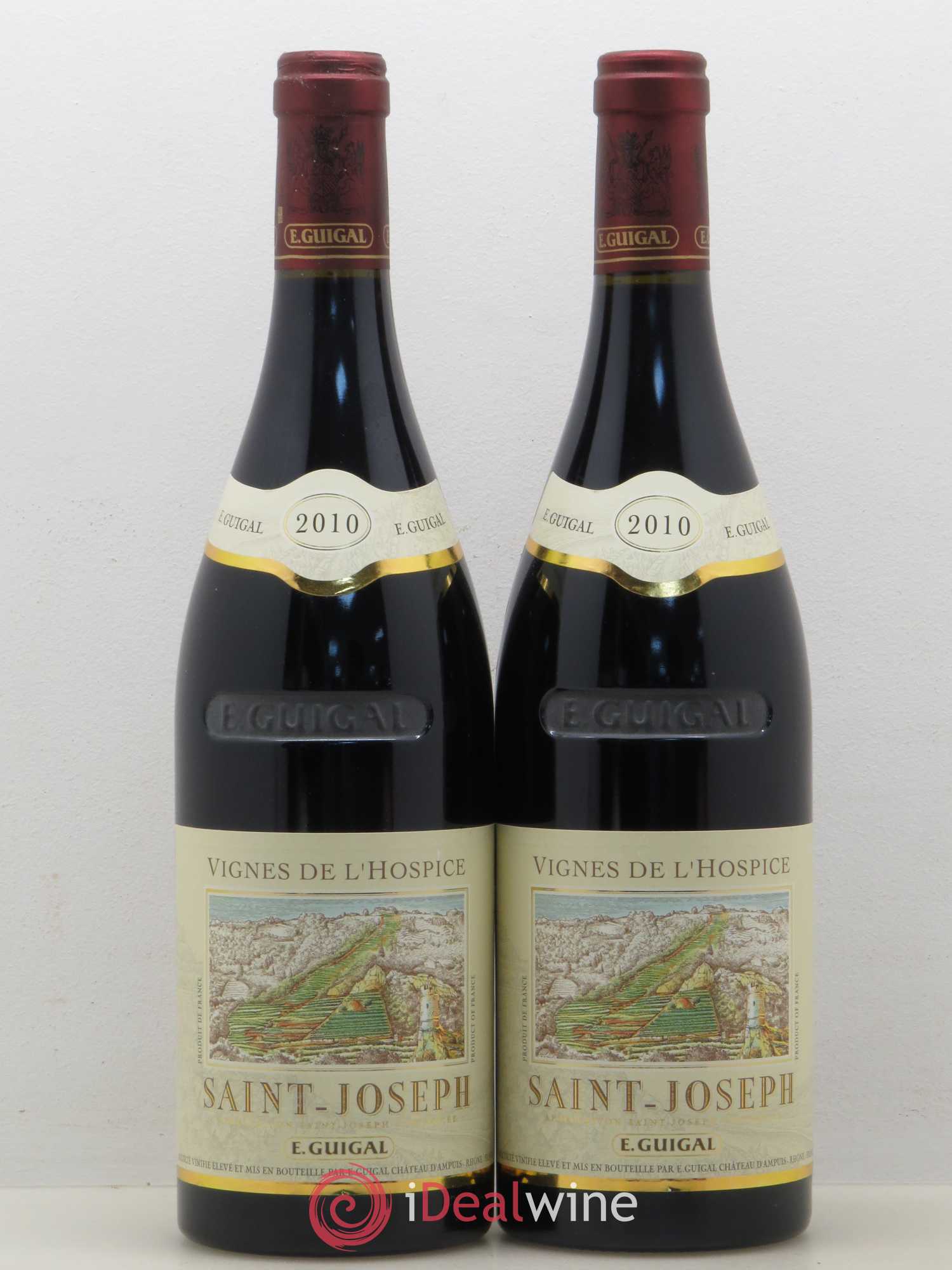 Saint-Joseph Vignes de l'Hospice Guigal 2010 - Lot de 2 bouteilles - 0
