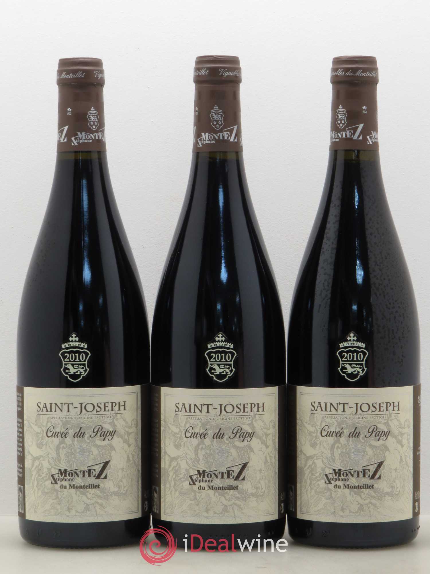 Saint-Joseph Cuvée du Papy Monteillet (Domaine du) - Stéphane Montez 2010 - Lot de 3 bouteilles - 0