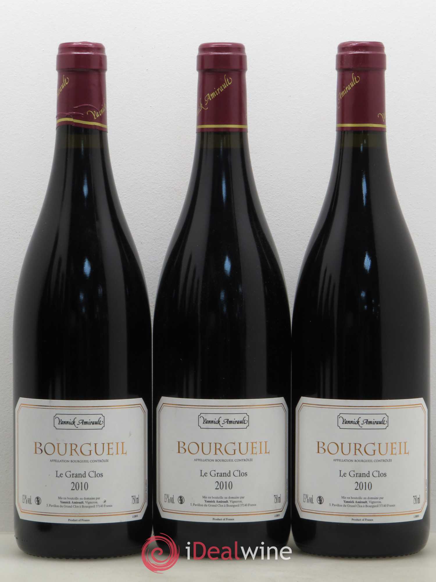 Bourgueil Grand Clos Yannick Amirault (Domaine) 2010 - Lot de 6 bouteilles - 2