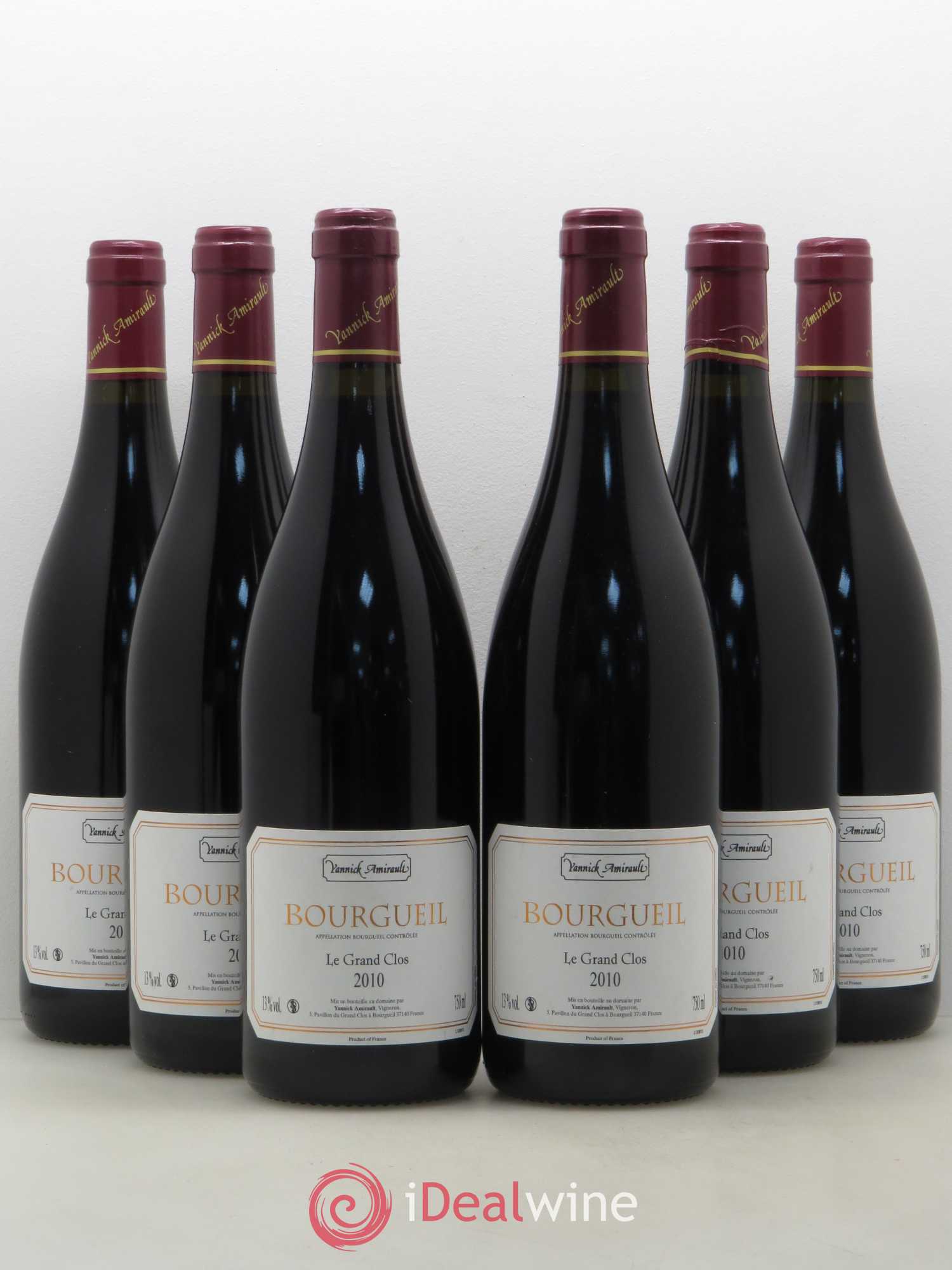 Bourgueil Grand Clos Yannick Amirault (Domaine) 2010 - Lot de 6 bouteilles - 0