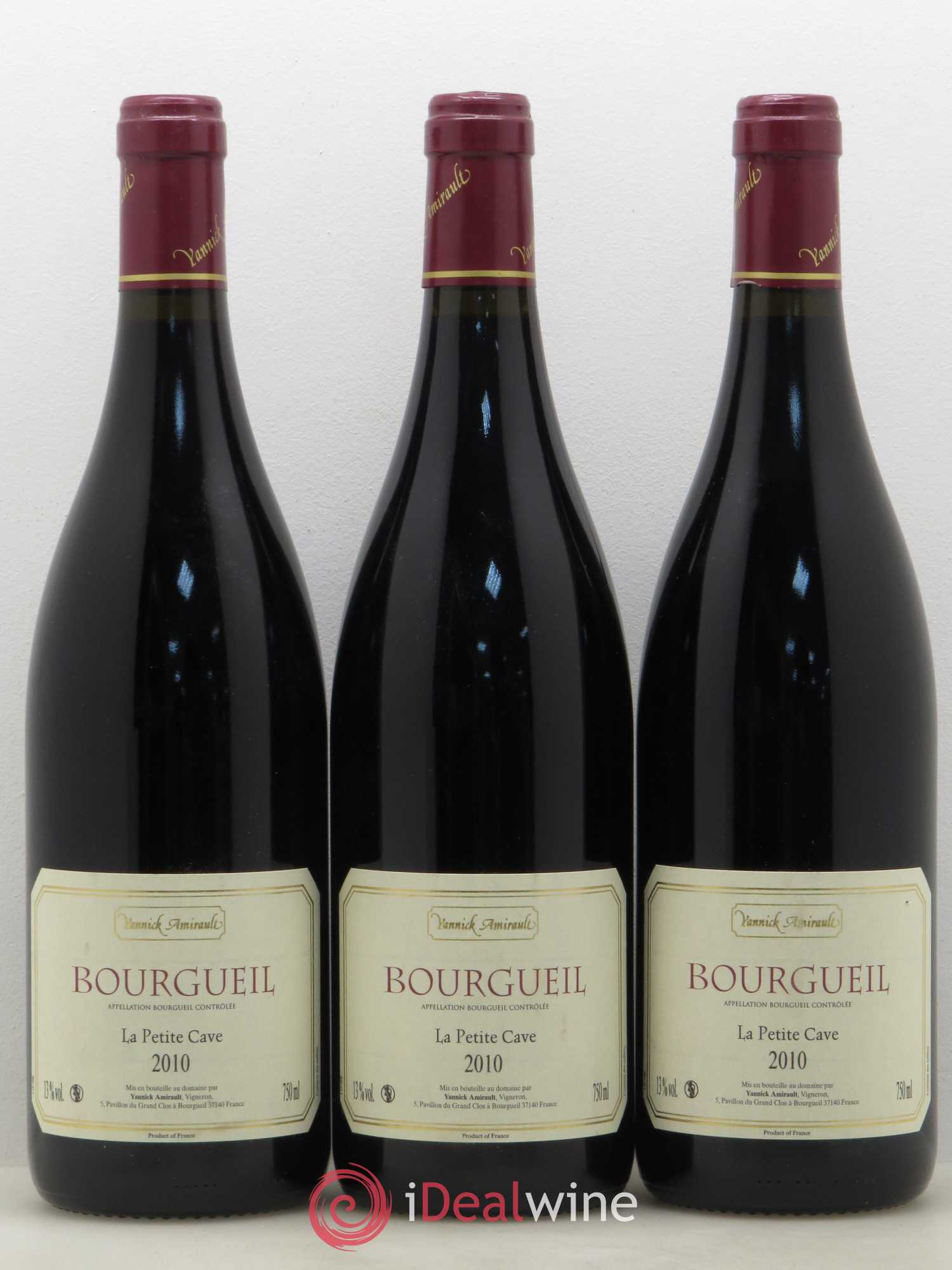 Bourgueil Petite cave Yannick Amirault (Domaine) 2010 - Lot de 3 bouteilles - 0