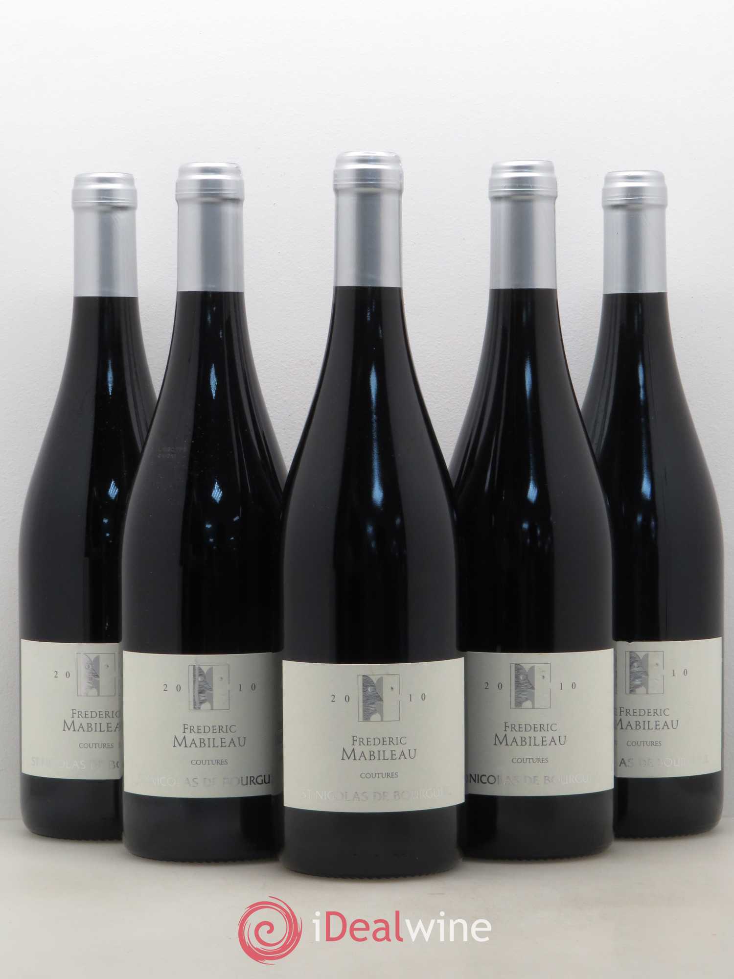 Saint-Nicolas de Bourgueil Les Coutures Domaine Frédéric Mabileau 2010 - Posten von 5 Flaschen - 0