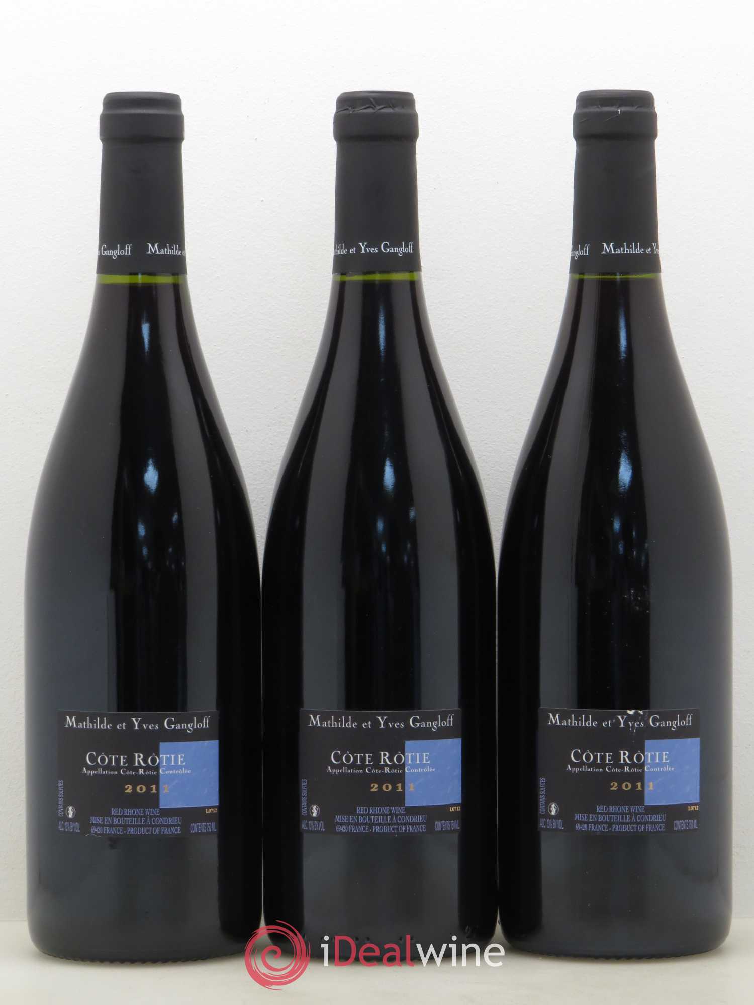 Côte-Rôtie La Barbarine Gangloff (Domaine) 2011 - Lot de 3 bouteilles - 1