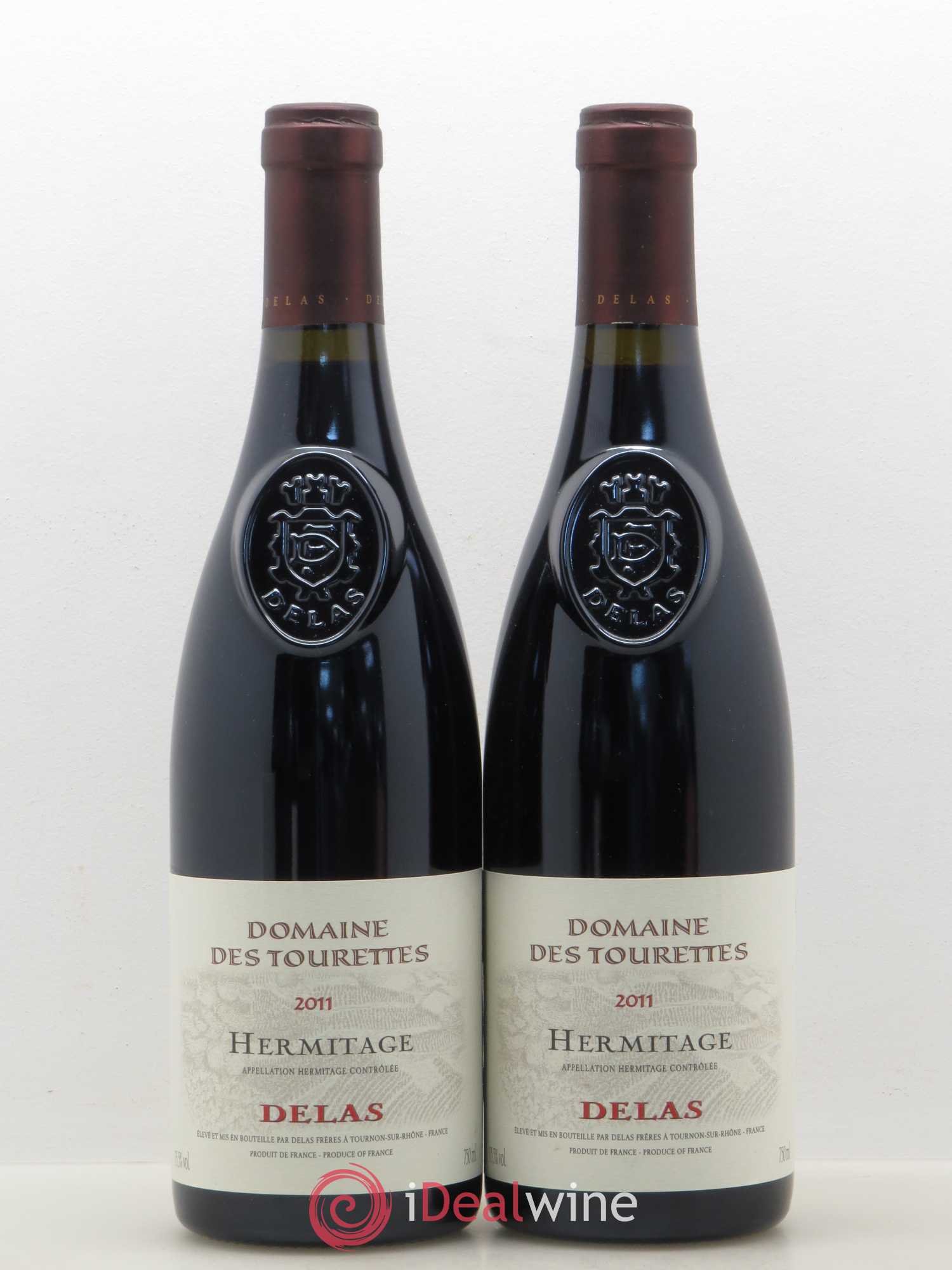 Hermitage Domaine des Tourettes Delas Frères 2011 - Lot de 2 bouteilles - 0