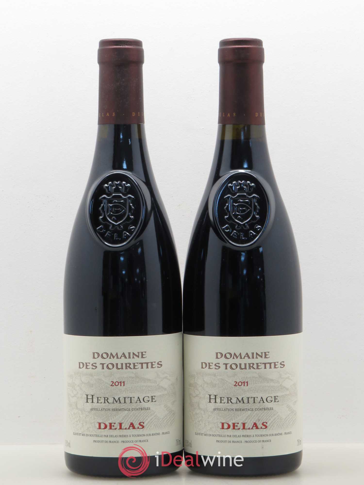 Hermitage Domaine des Tourettes Delas Frères 2011 - Lot de 2 bouteilles - 0