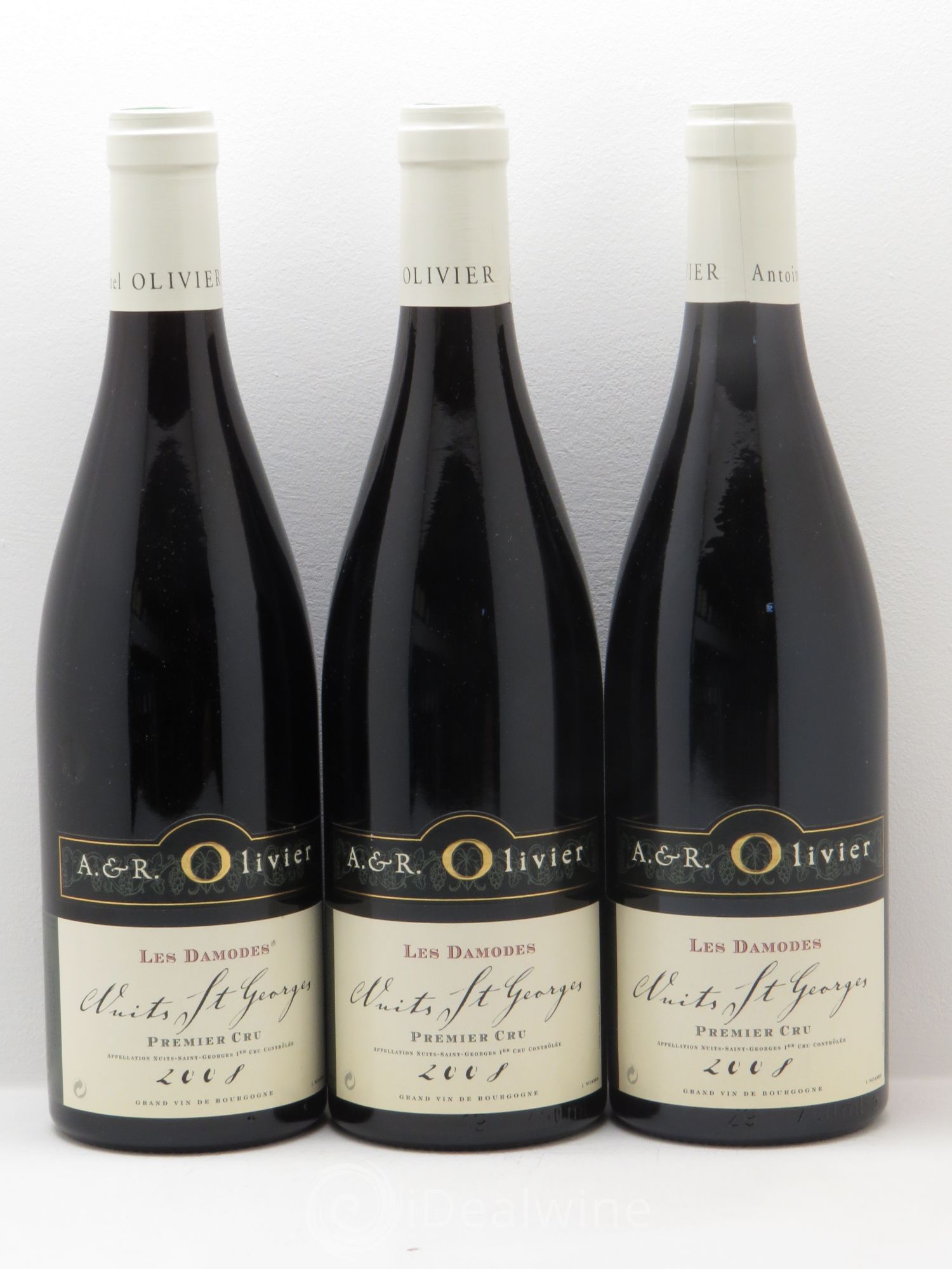 Nuits-Saint-Georges 1er Cru Antoine Olivier 2008 - Posten von 3 Flaschen - 0