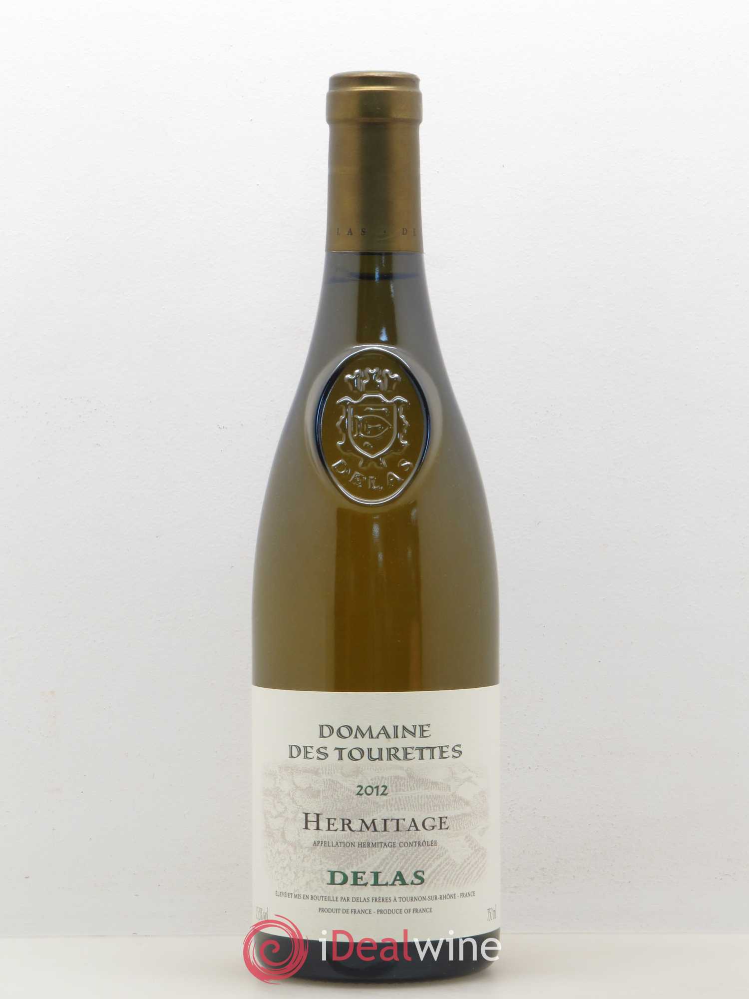 Hermitage Domaine des Tourettes Delas Frères 2012 - Lot de 1 bouteille - 0