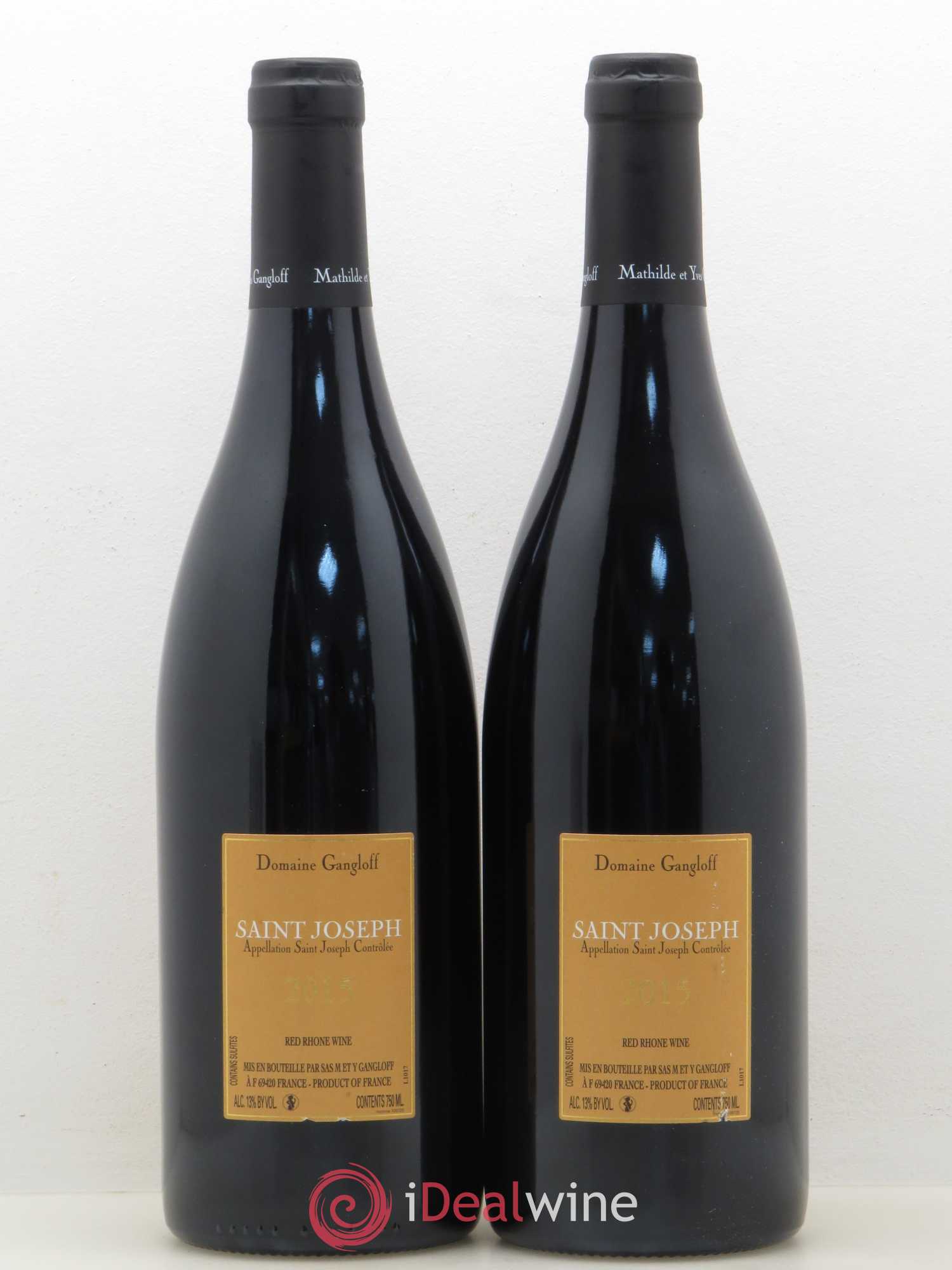 Saint-Joseph Gangloff (Domaine) 2015 - Lot de 2 bouteilles - 1