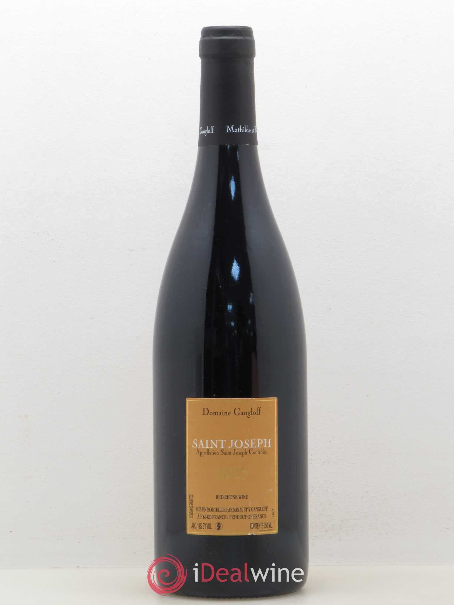 Saint-Joseph Gangloff (Domaine) 2015 - Lot de 1 bouteille - 1
