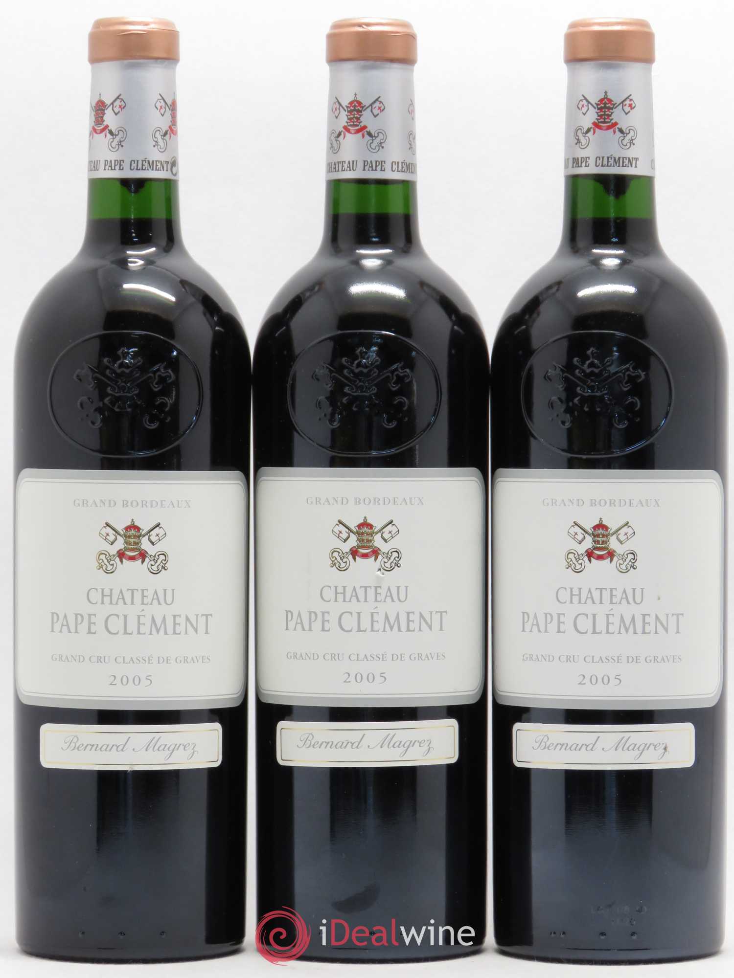 Château Pape Clément Cru Classé de Graves 2005 - Lot de 12 bouteilles - 1