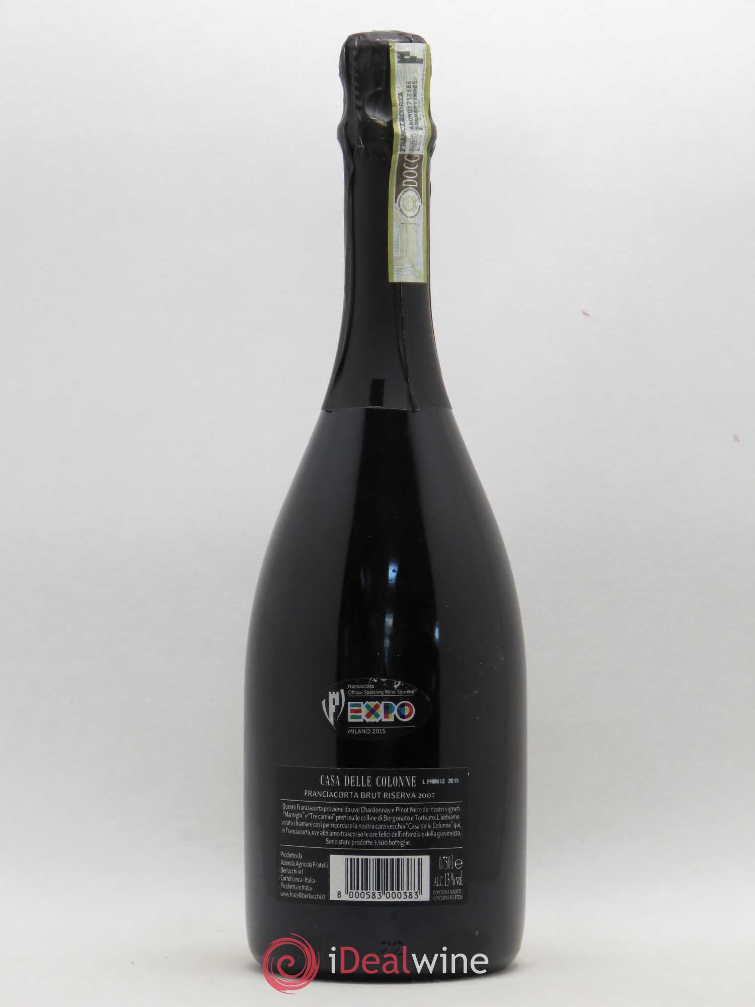 Italie Franciacorta Fratelli Berlucchi Casa della Colonne Brut Riserva 2007 - Posten von 1 Flasche - 1