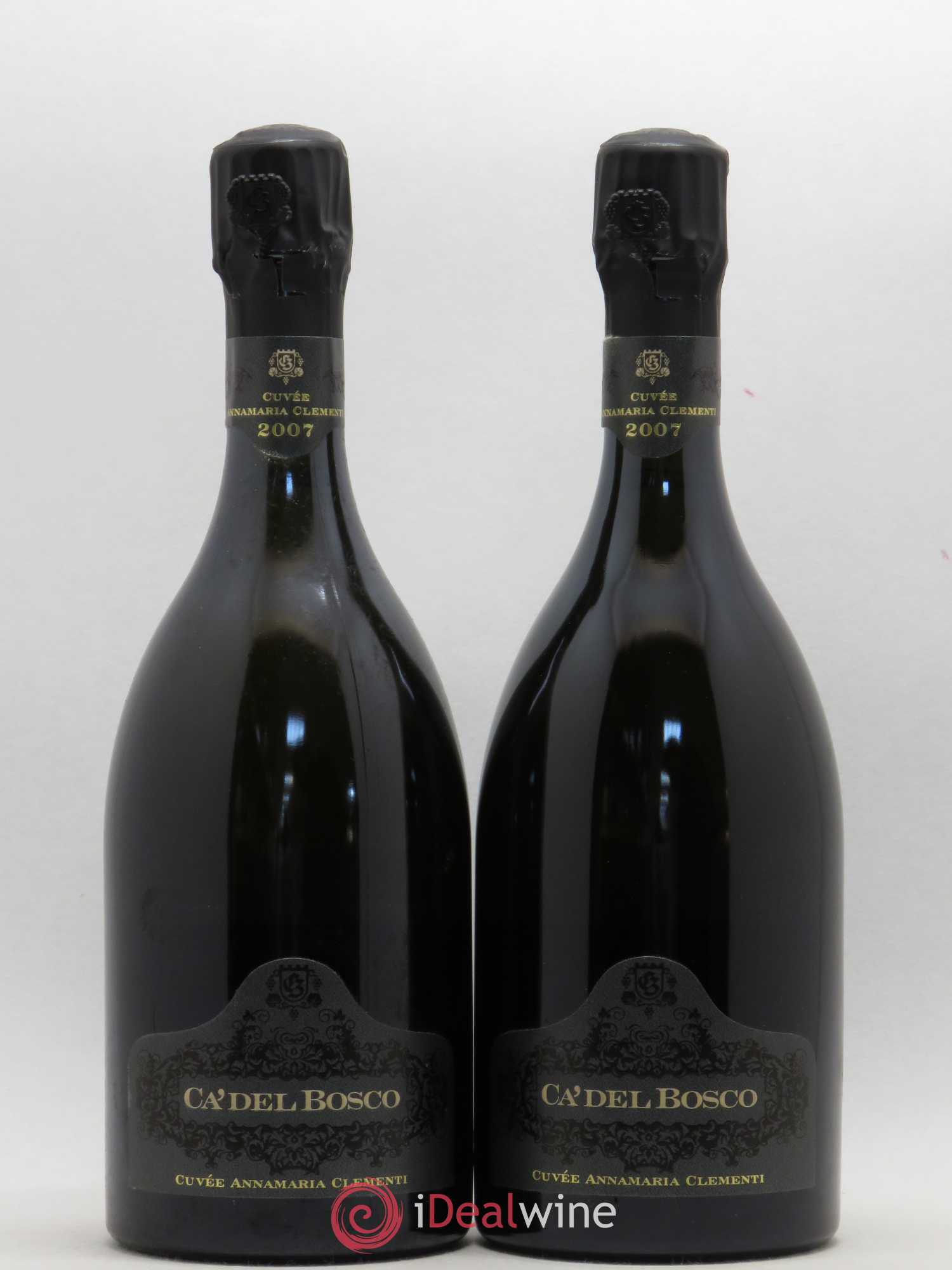 Italie Franciacorta Ca'del Bosco Cuvée Annamaria Clementi Riserva 2007 - Posten von 2 Flaschen - 0
