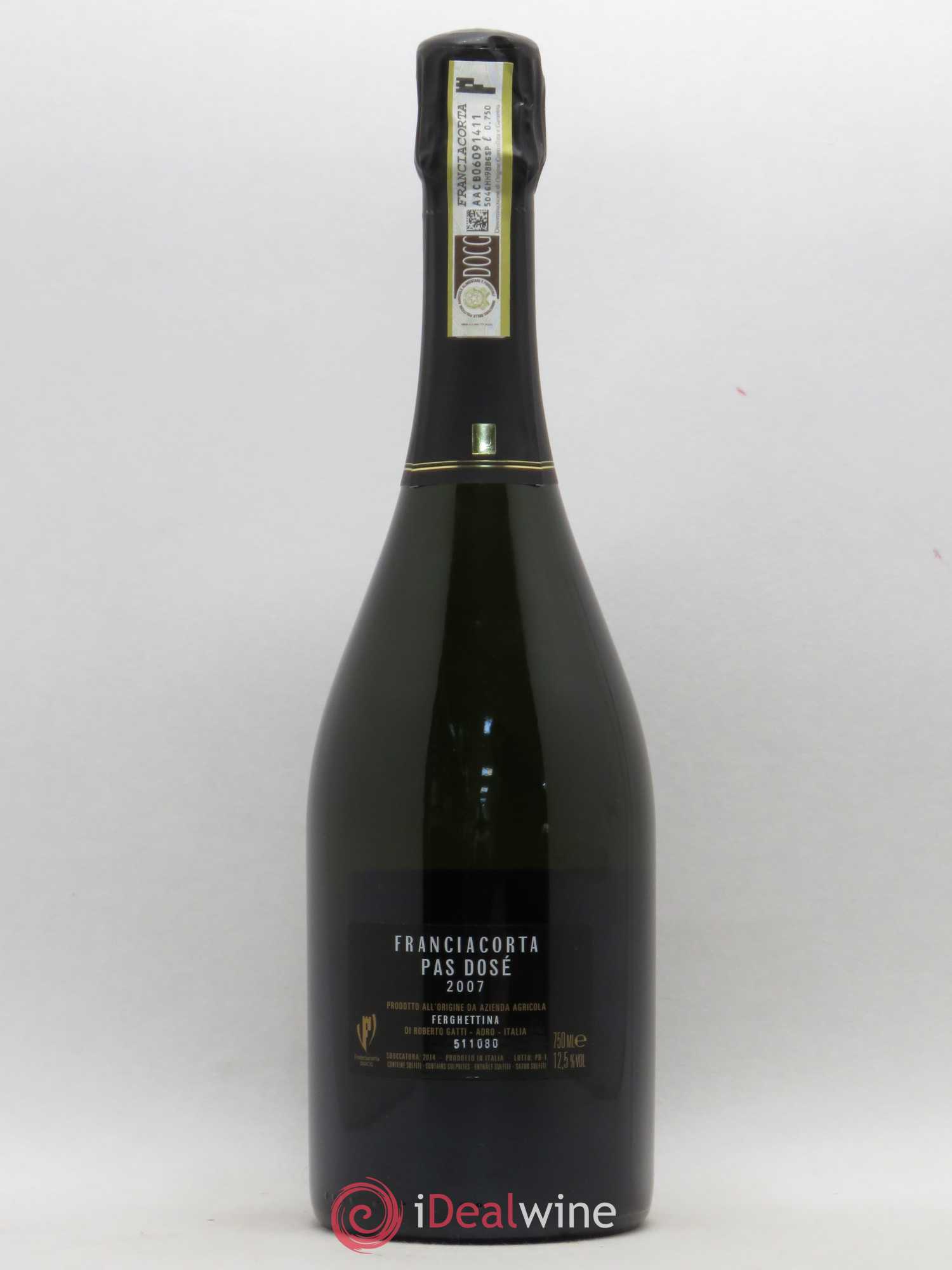 Italie Franciacorta Ferghettina Pas Dosé Riserva 33 Millesimato 2007 - Posten von 1 Flasche - 1