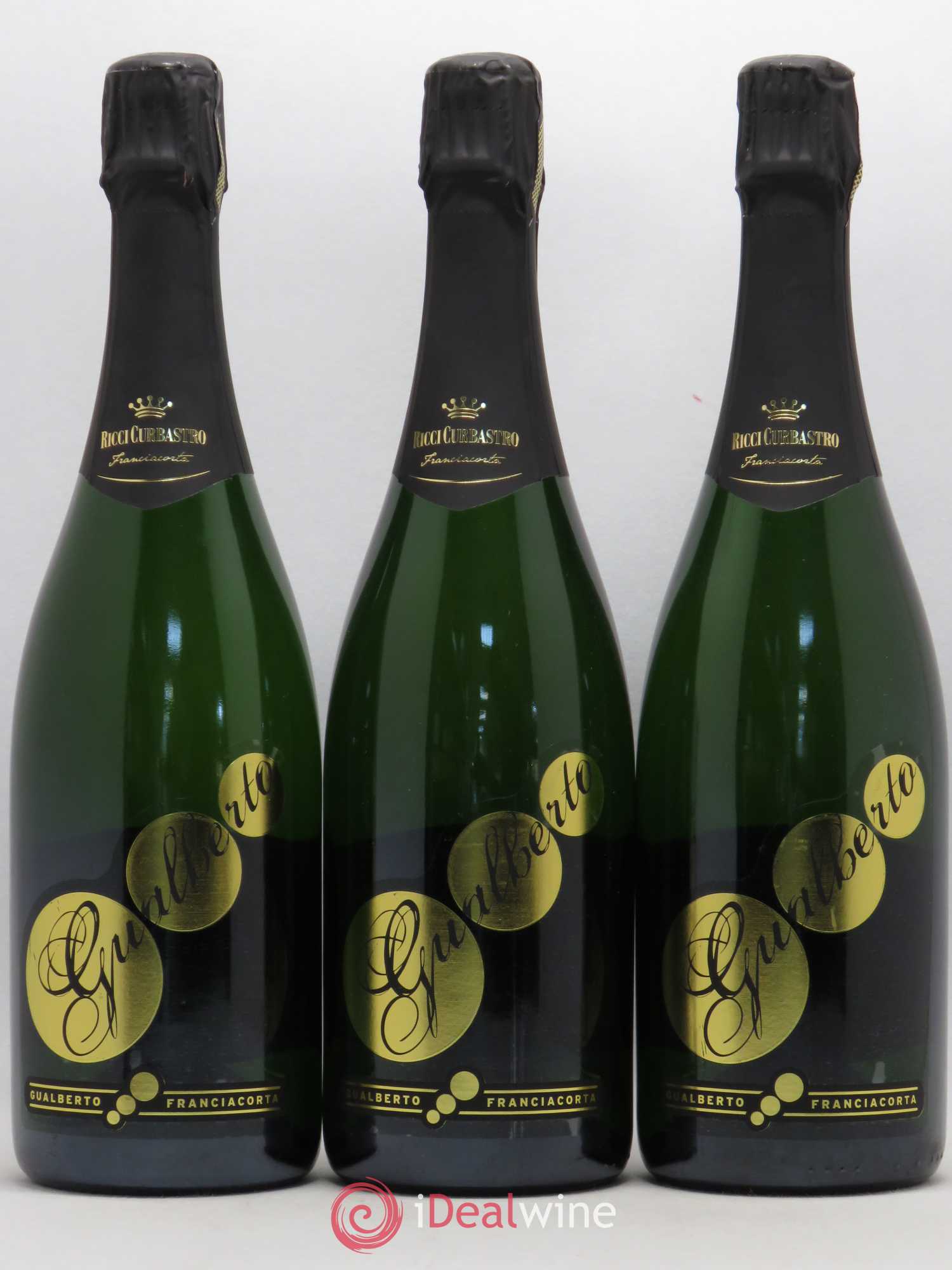 Italie Franciacorta Ricci Curbastro Dosaggio Zero Gualberto (sans prix de réserve) 2008 - Posten von 3 Flaschen - 0