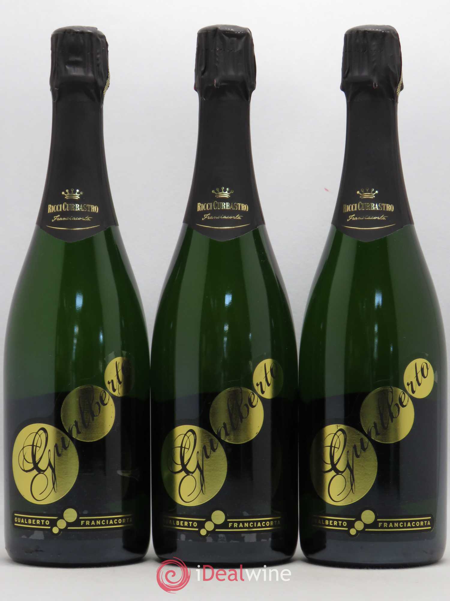 Italie Franciacorta Ricci Curbastro Dosaggio Zero Gualberto (sans prix de réserve) 2008 - Posten von 3 Flaschen - 0