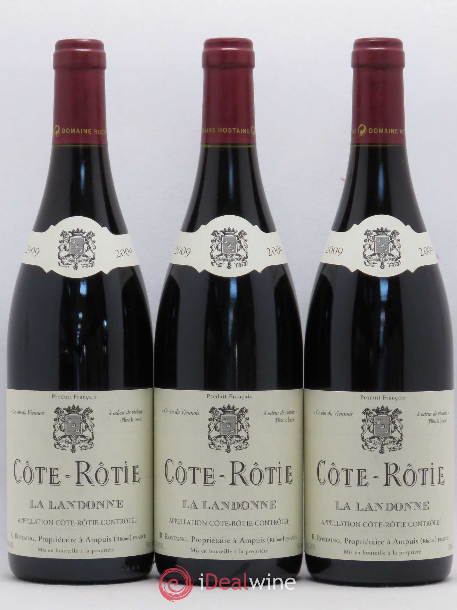 Côte-Rôtie La Landonne René Rostaing 2009 - Lot de 3 bouteilles - 0
