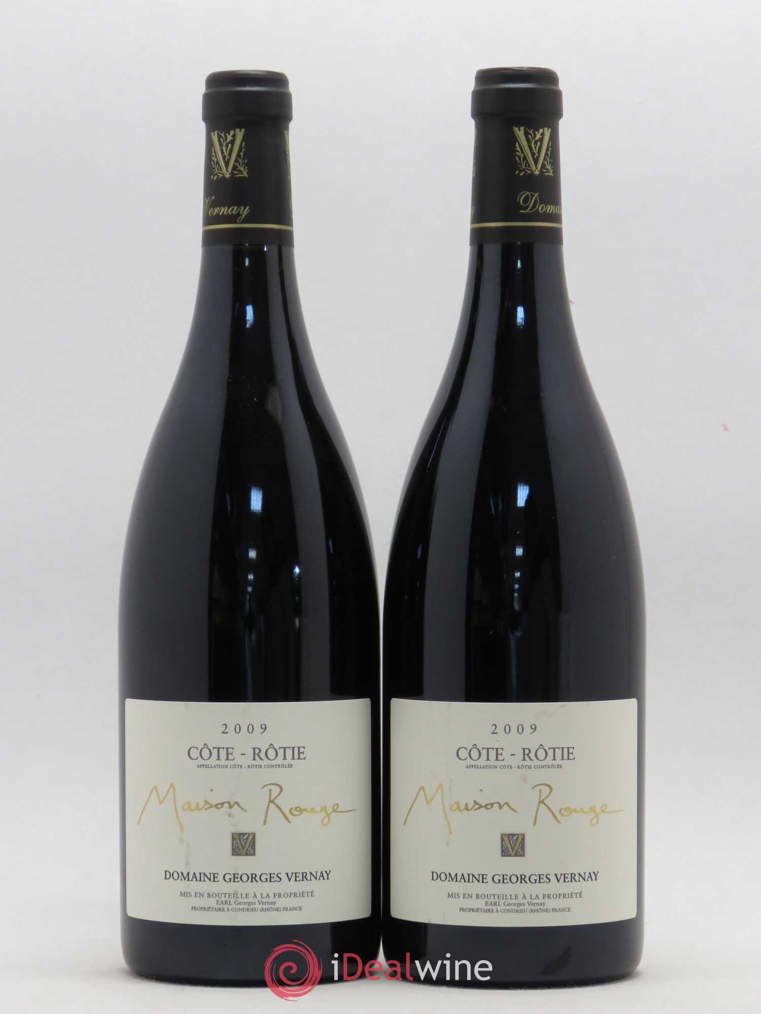 Côte-Rôtie Maison Rouge Georges Vernay 2009 - Lot de 2 bouteilles - 0