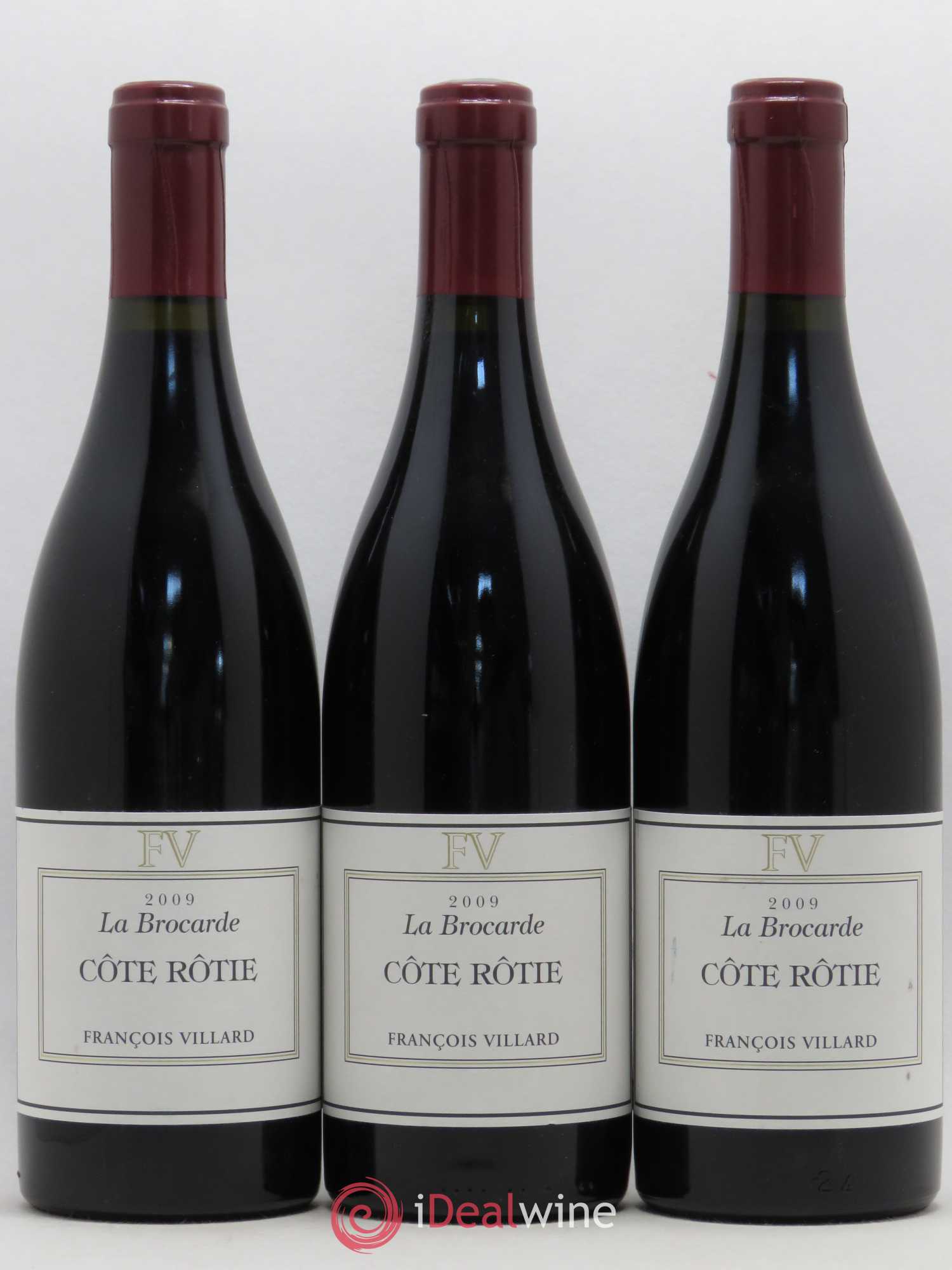 Côte-Rôtie La Brocarde François Villard 2009 - Lot de 3 bouteilles - 0