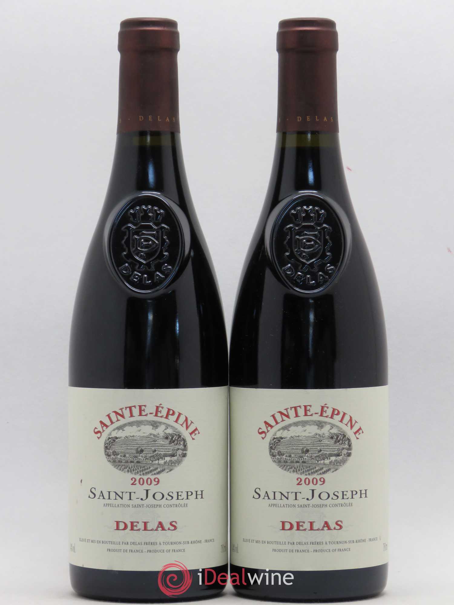 Saint-Joseph Sainte-Epine Delas Frères 2009 - Lot de 2 bouteilles - 0