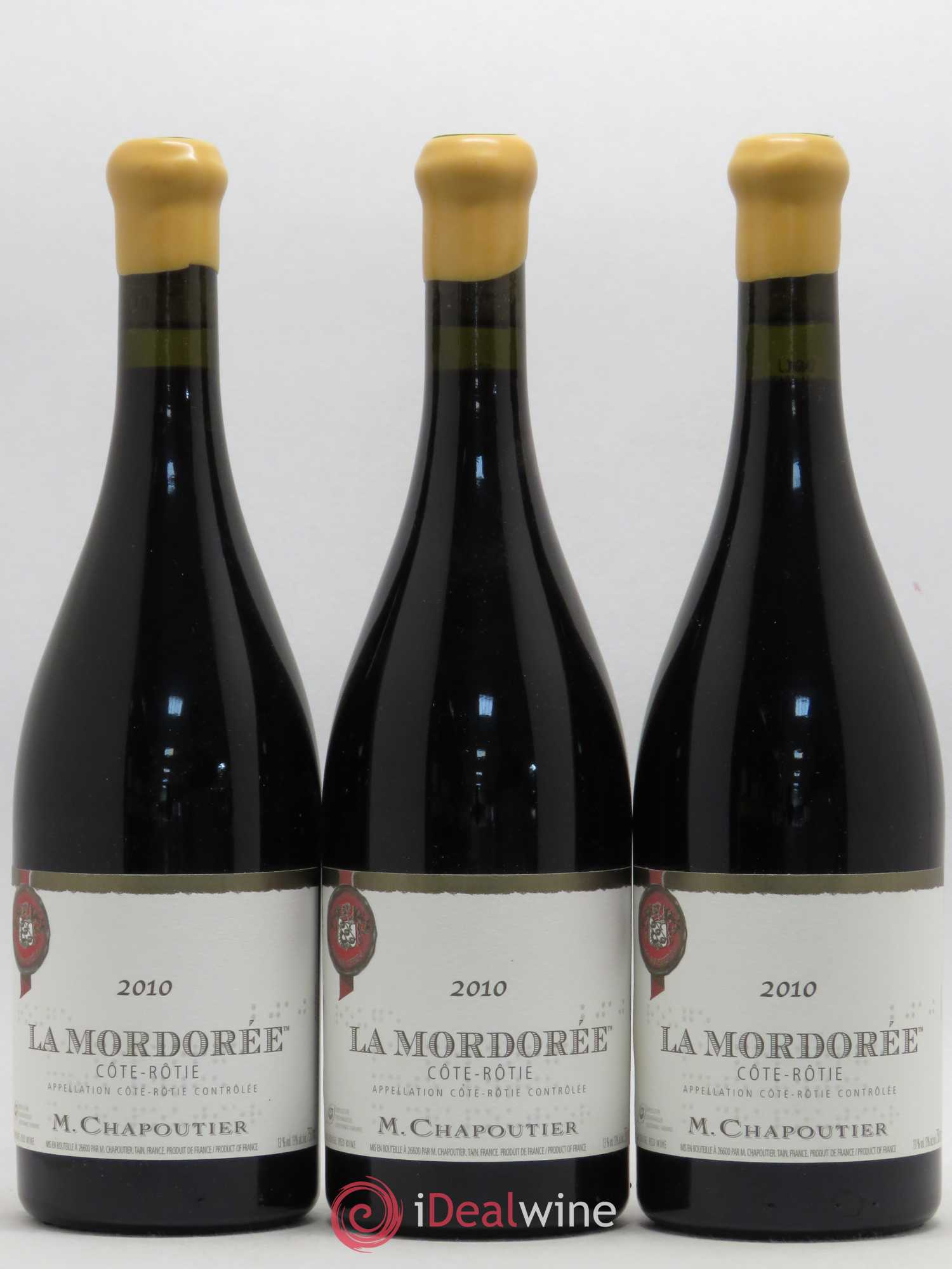 Côte-Rôtie La Mordorée Chapoutier 2010 - Lot de 3 bouteilles - 0