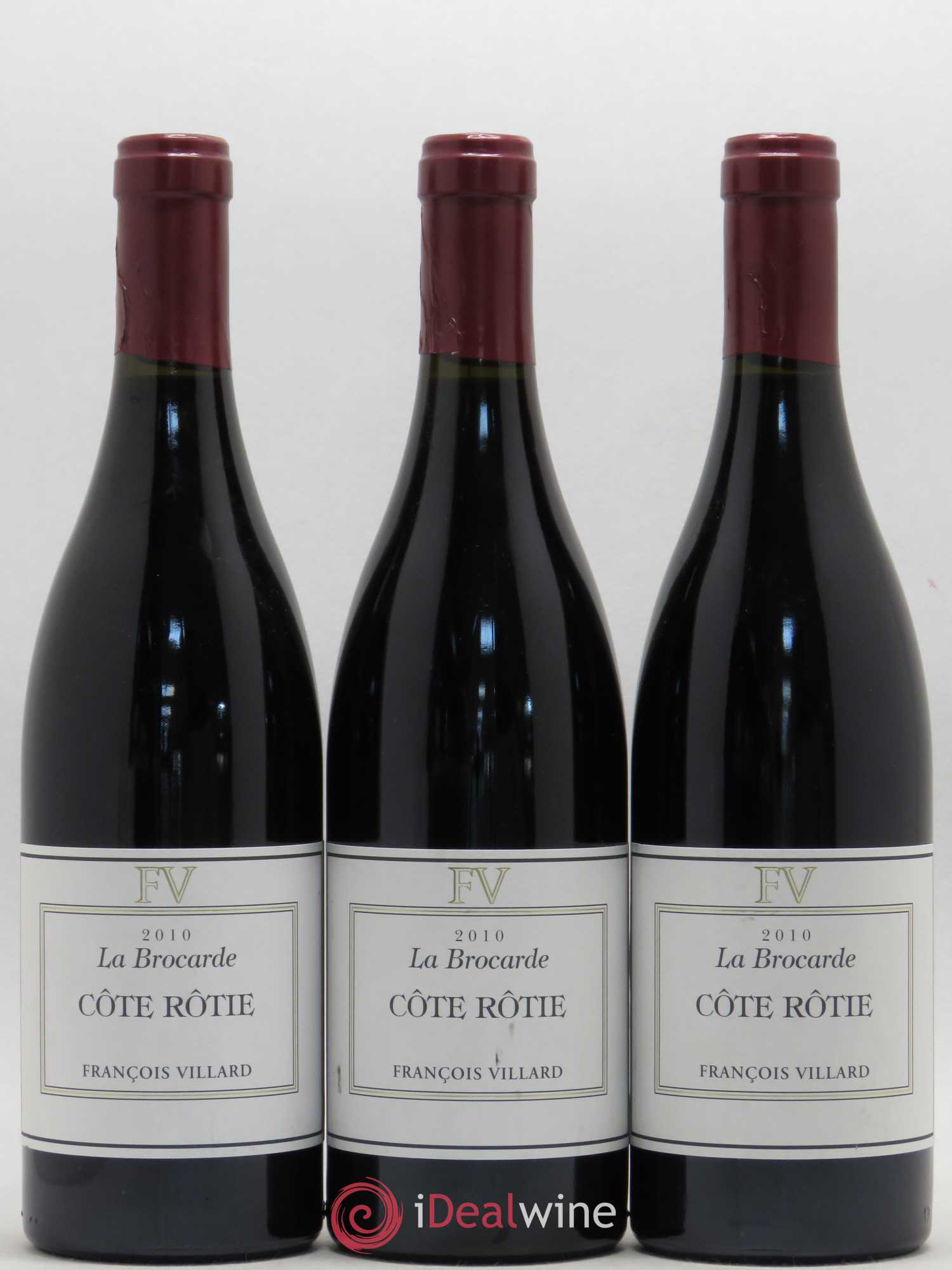 Côte-Rôtie La Brocarde François Villard 2010 - Lot de 3 bouteilles - 0