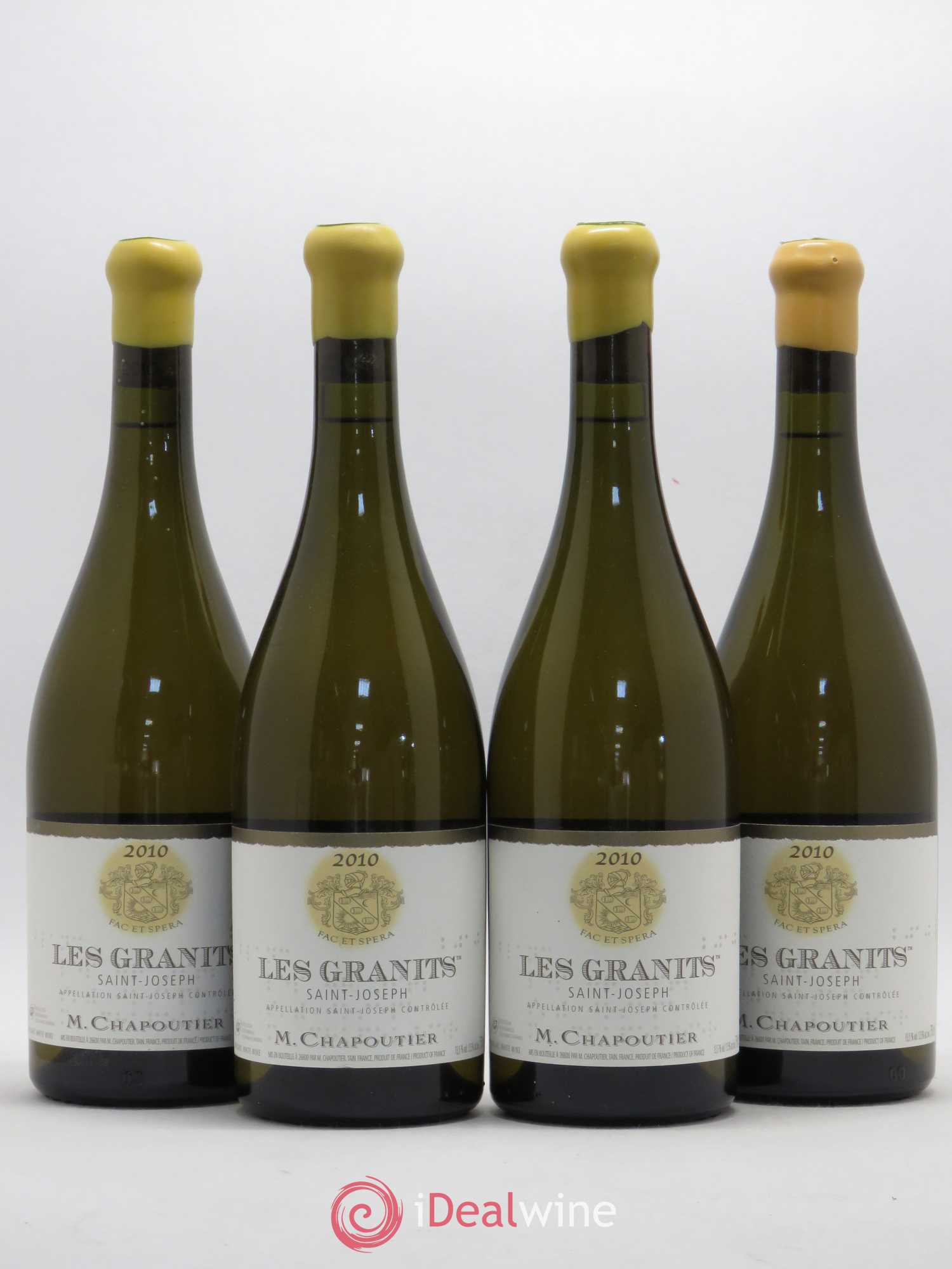 Saint-Joseph Les Granits Chapoutier 2010 - Lot de 4 bouteilles - 0