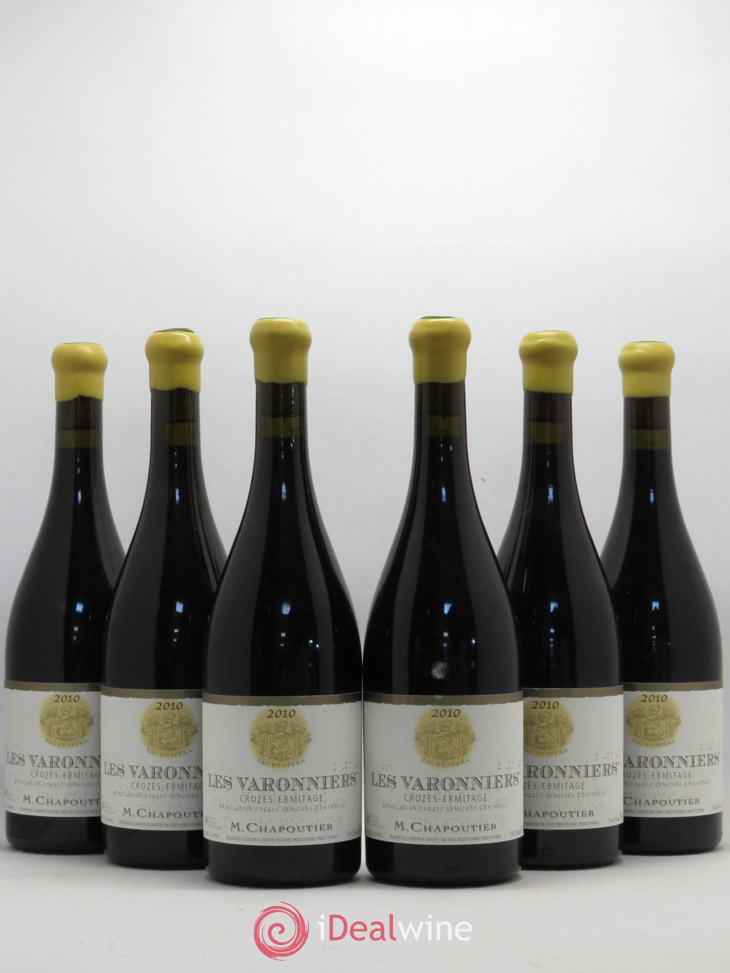 Crozes-Hermitage Les Varonniers Chapoutier 2010 - Lot de 6 bouteilles - 0