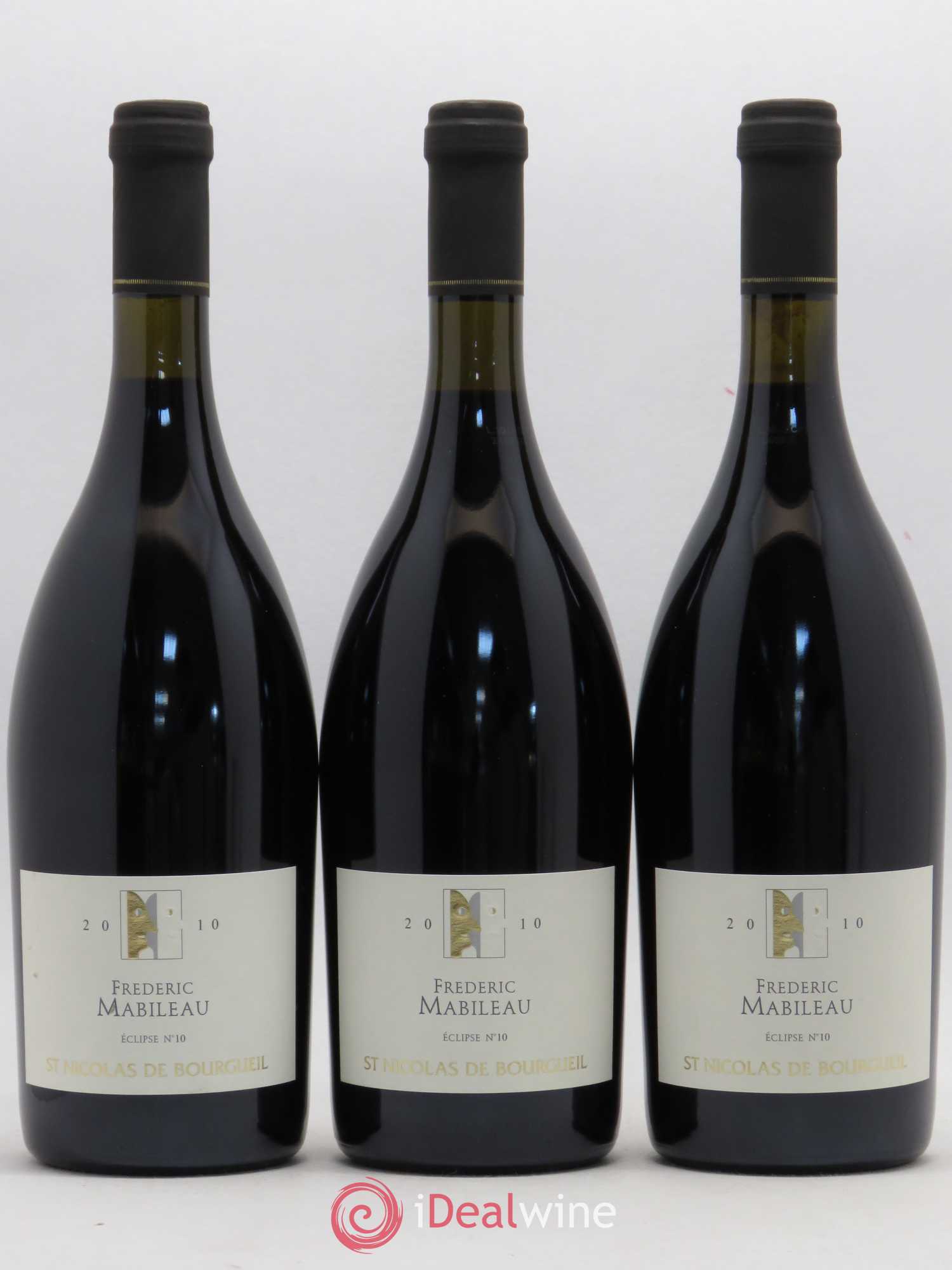 Saint-Nicolas de Bourgueil Eclipse N°10 Domaine Frederic Mabileau 2010 - Posten von 3 Flaschen - 0