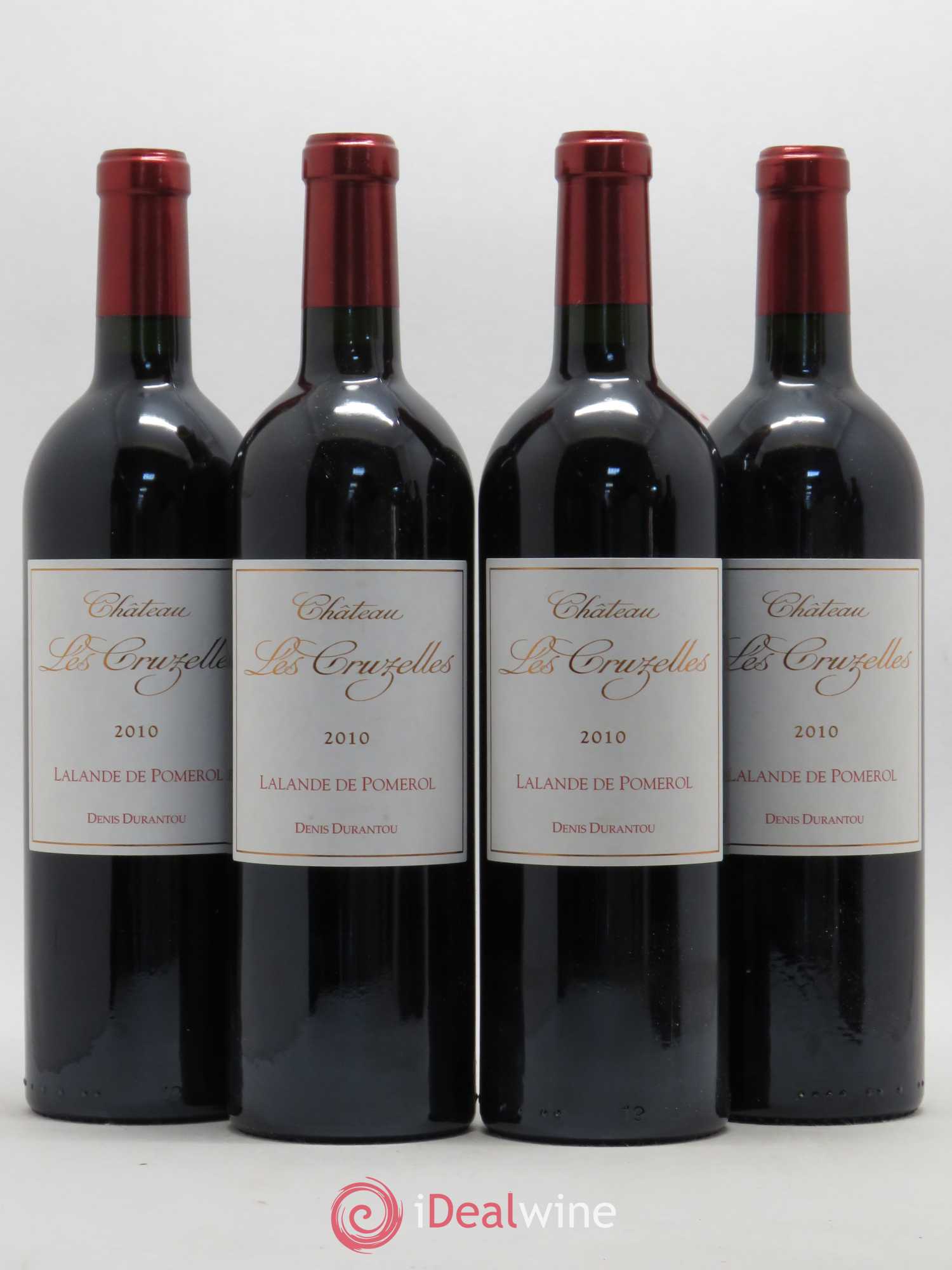 Lalande-de-Pomerol Château Les Cruzelles 2010 - Lot de 4 bouteilles - 0