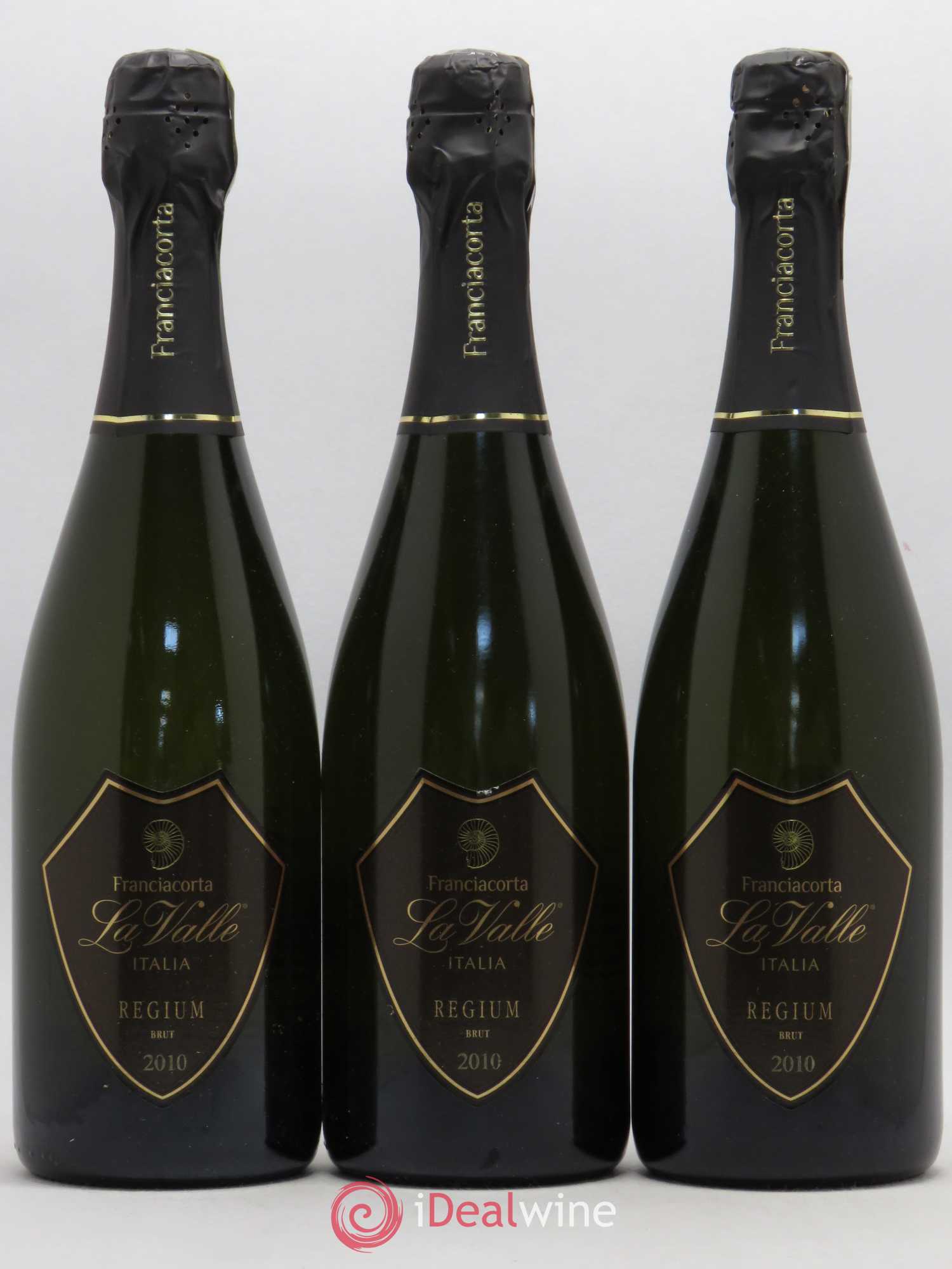 Italie La Valle Regium Franciacorta Brut 2010 - Posten von 3 Flaschen - 0