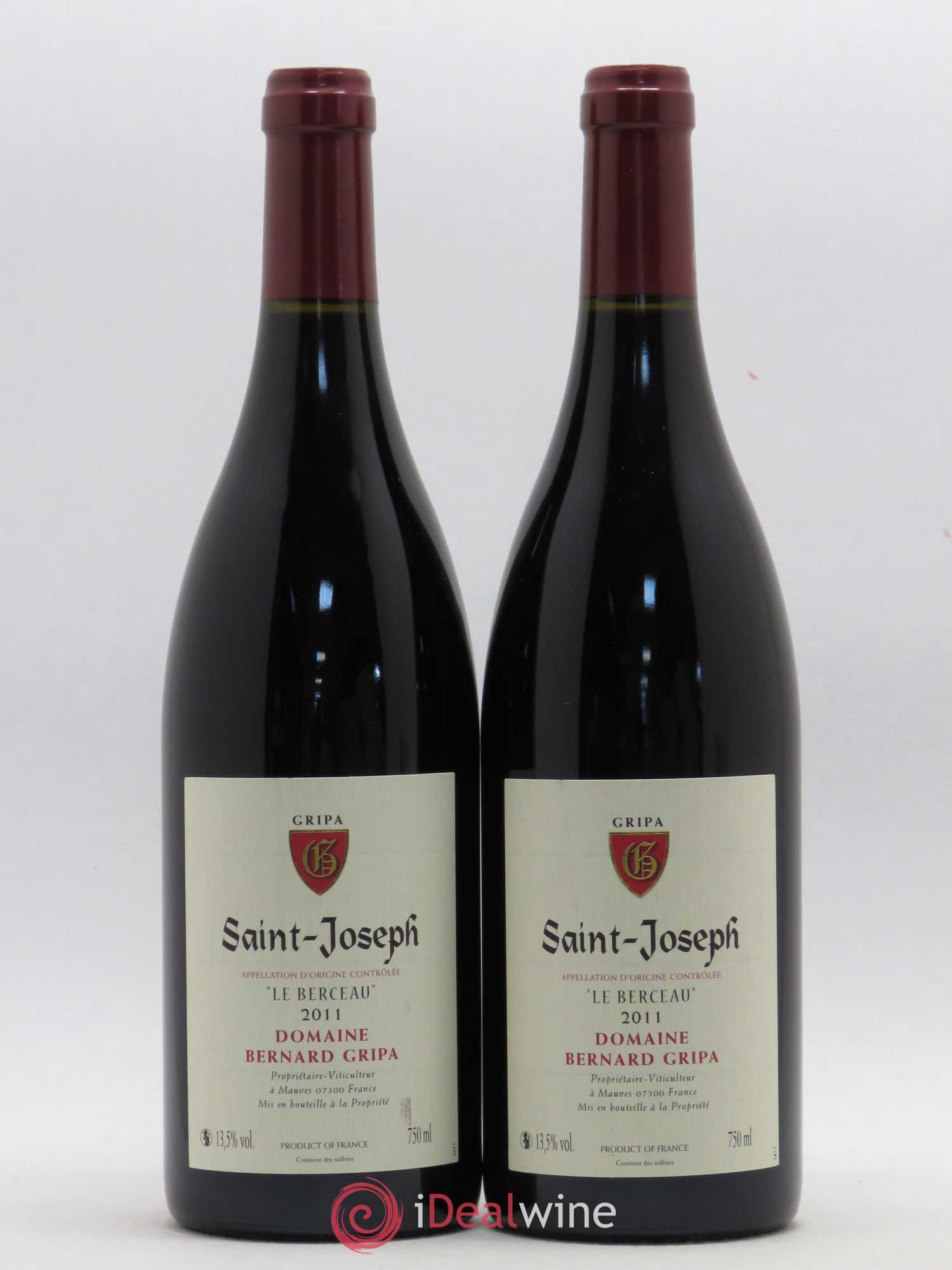 Saint-Joseph Le Berceau Bernard Gripa (Domaine) 2011 - Lot de 2 bouteilles - 0