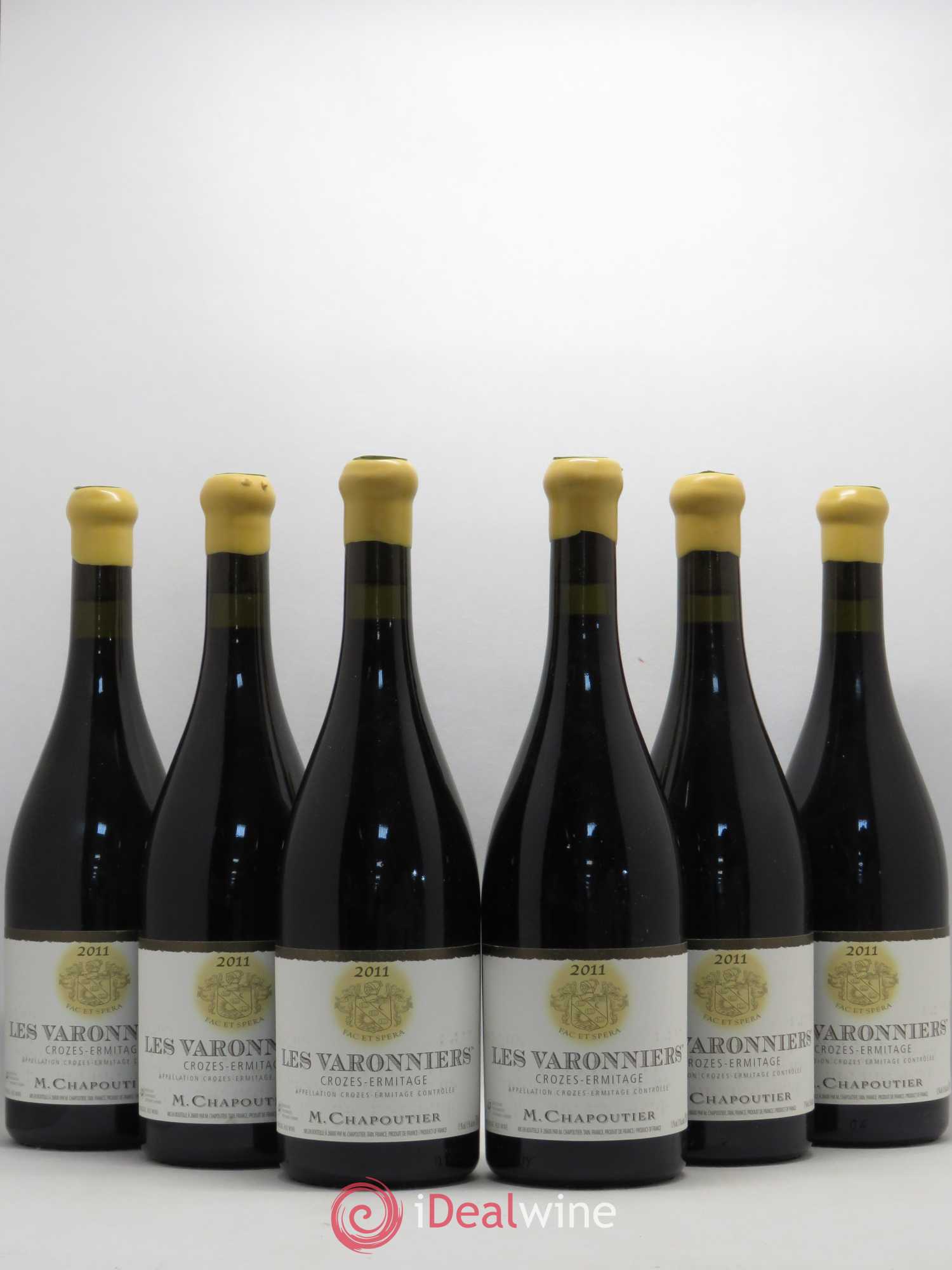 Crozes-Hermitage Les Varonniers Chapoutier 2011 - Lot de 6 bouteilles - 0